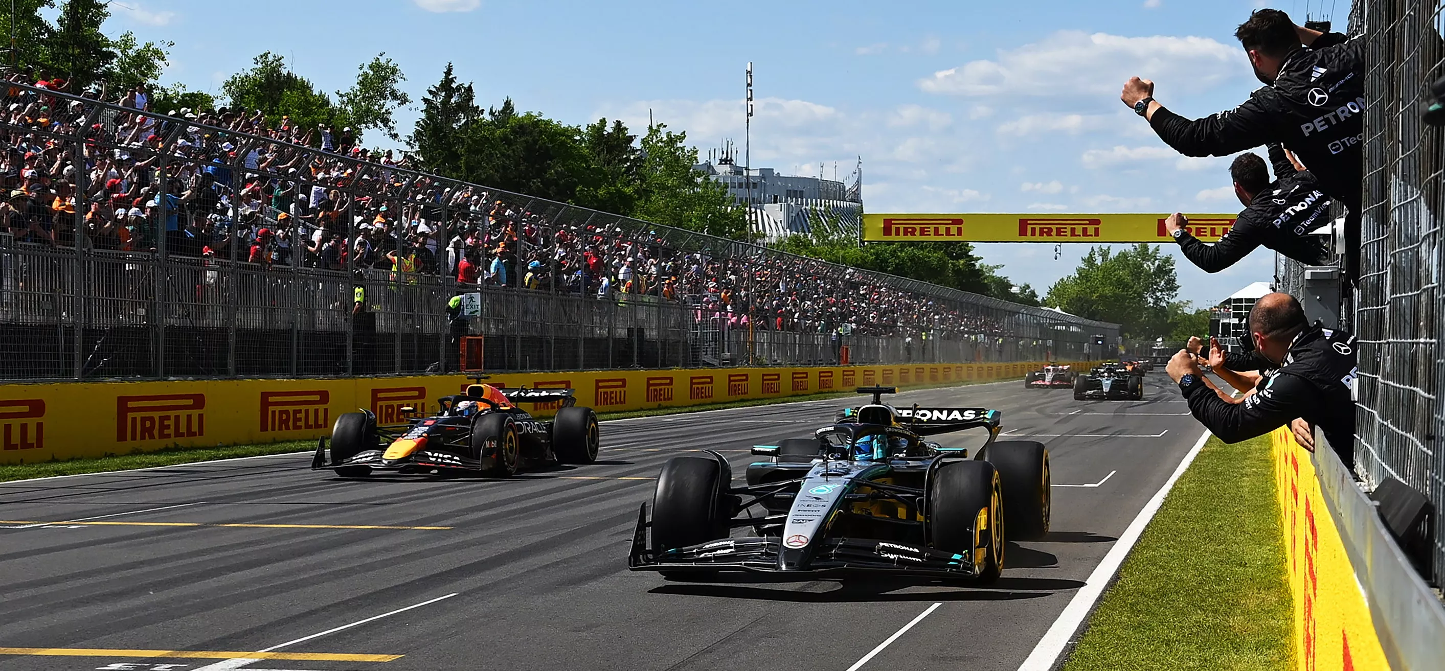 2025 Canadian Grand Prix chequered flag
