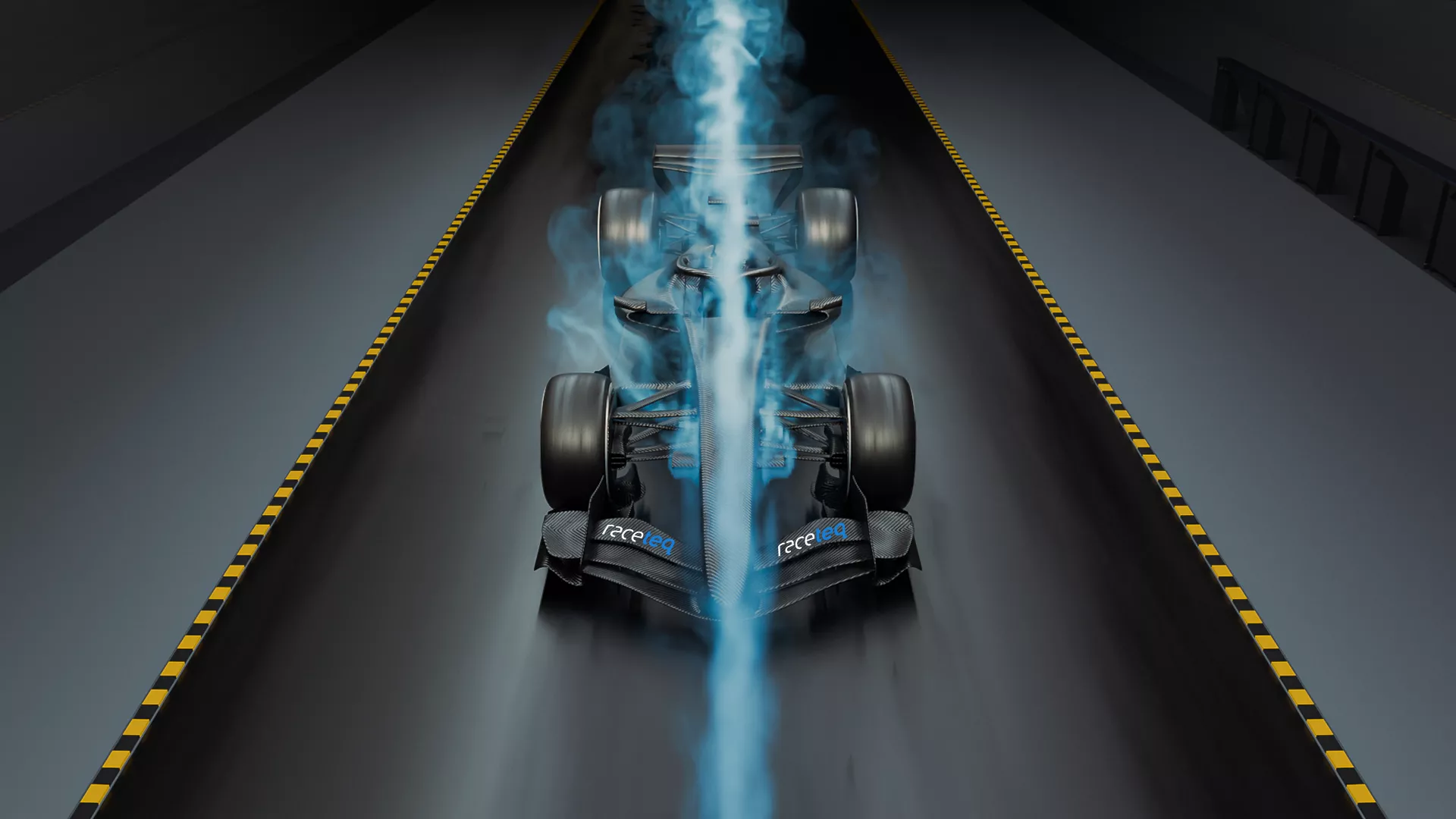 2026 F1 car 3D model in windtunnel