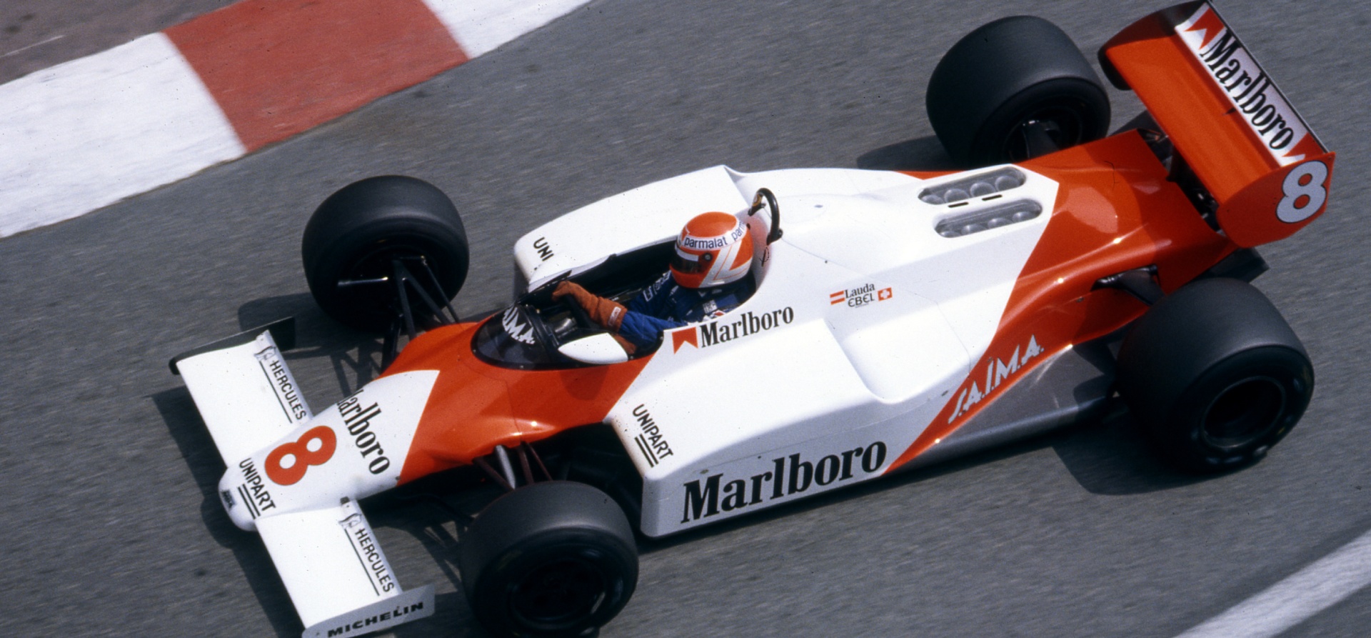 McLaren F1 car coke bottle profile