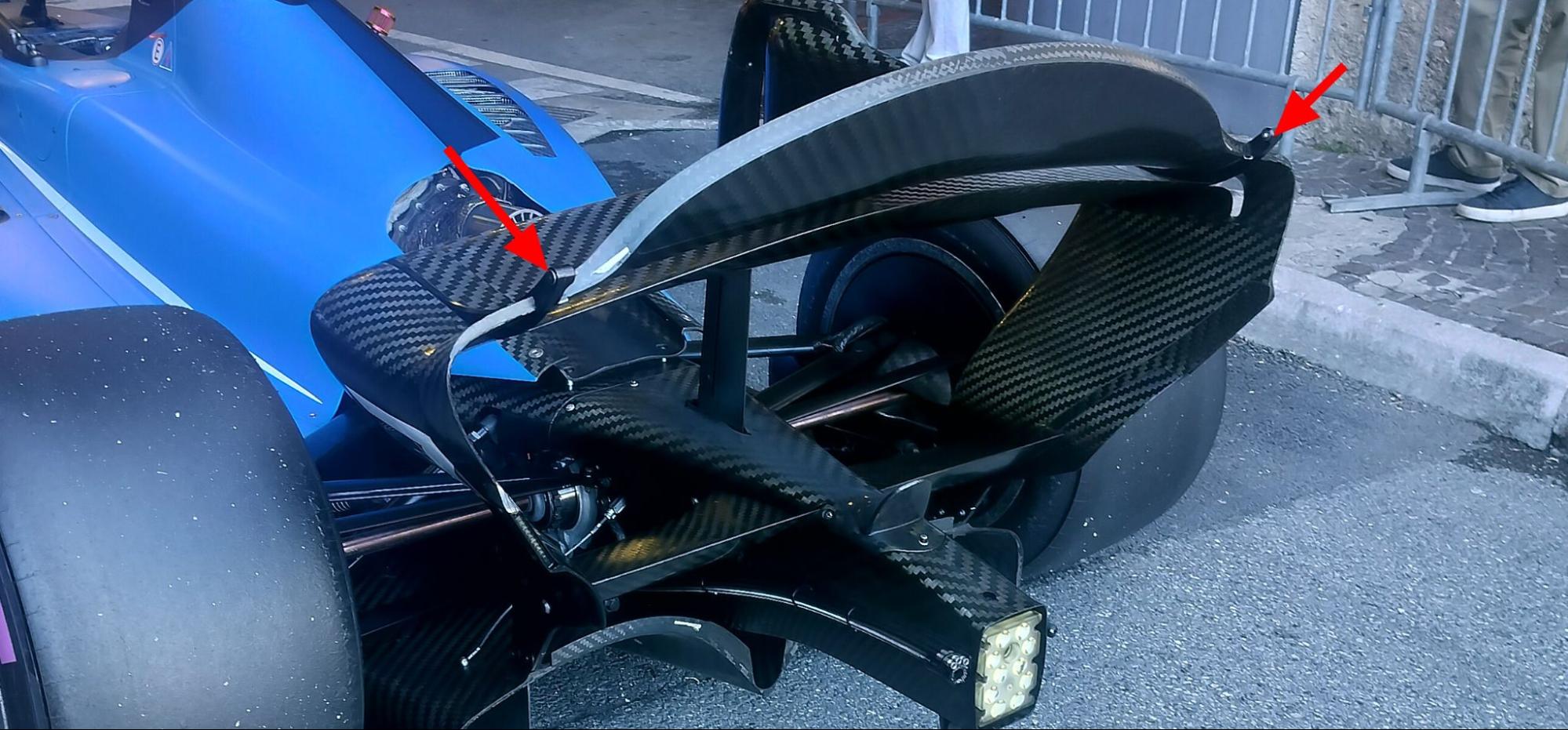 F2 rear wing