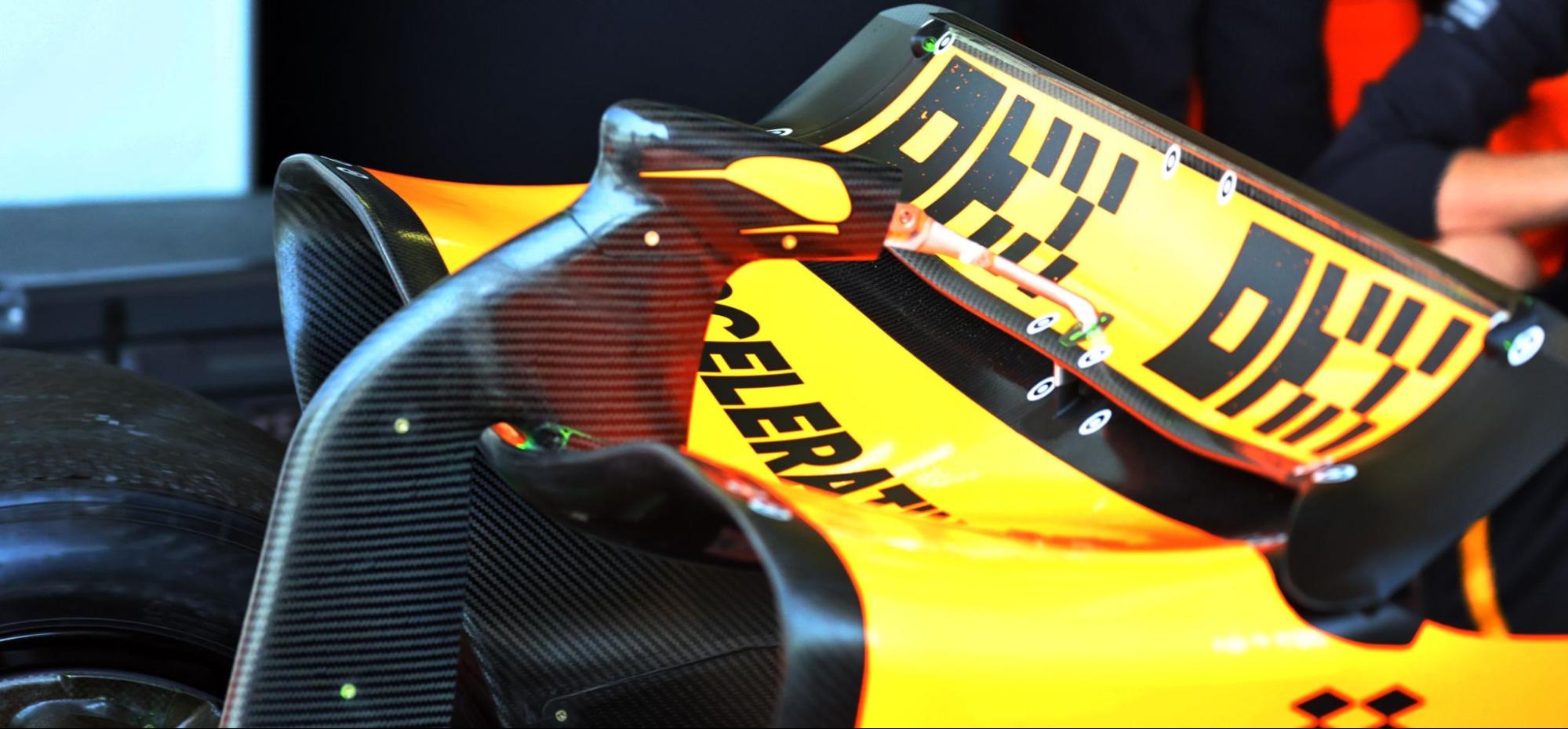 F1 rear wing