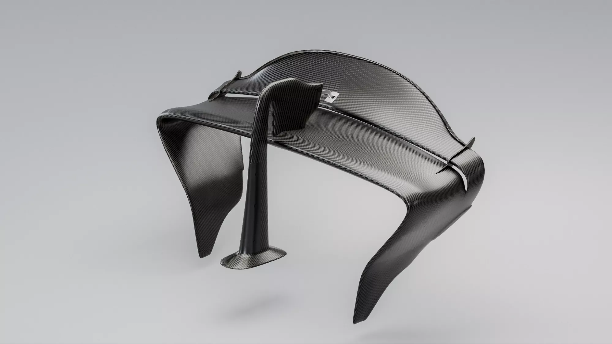 F2 rear wing with DRS actuator