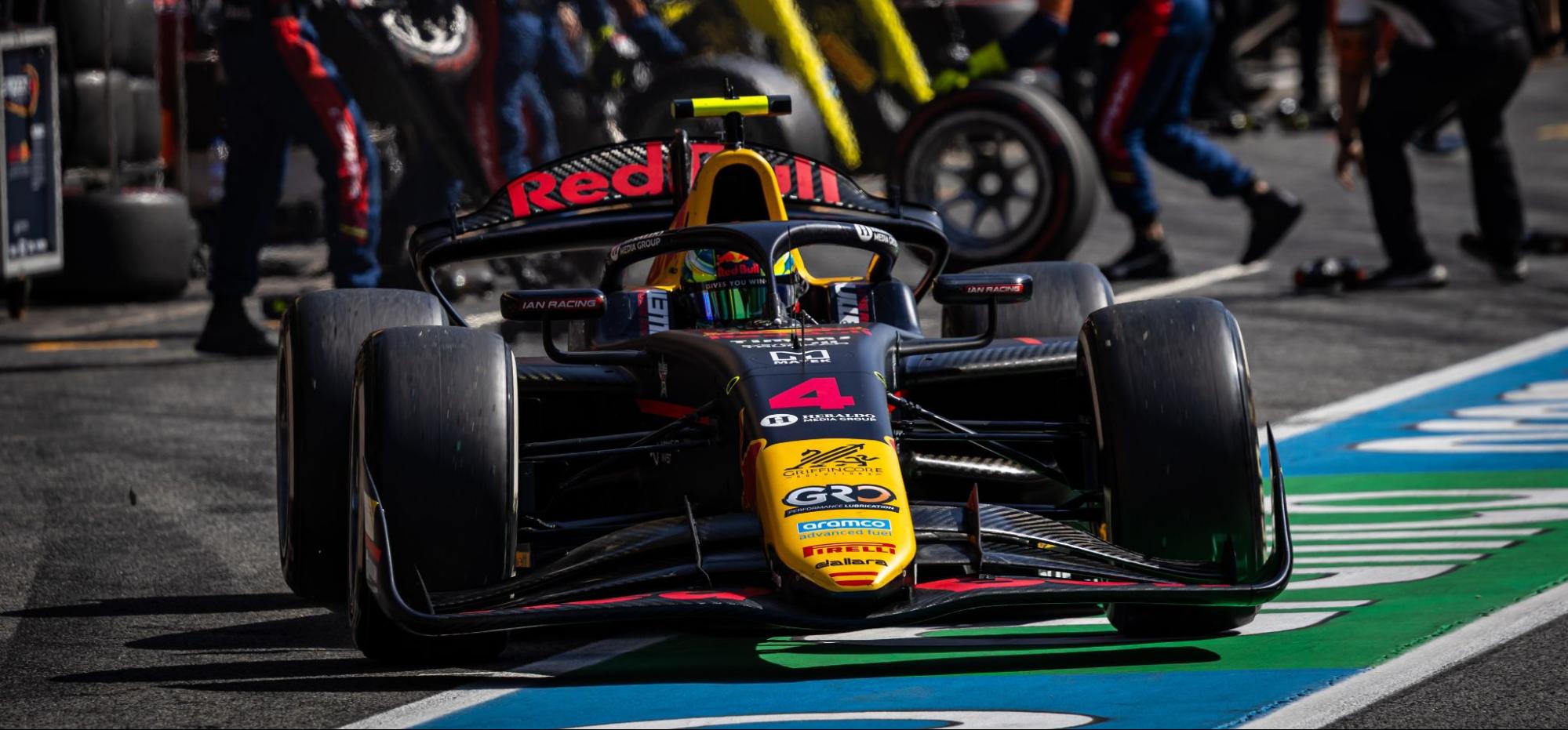 F2 pitstop Spain 2025