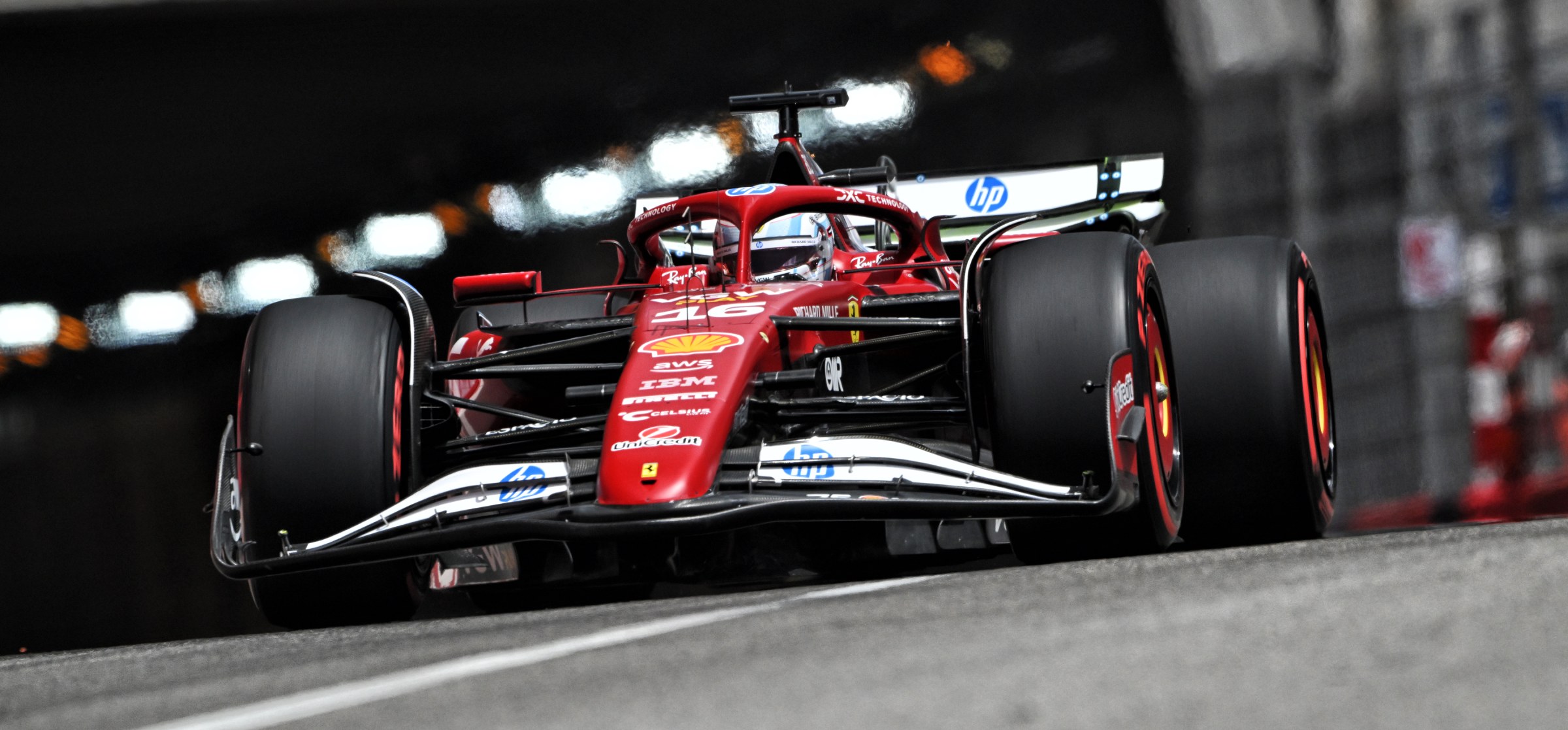 Ferrari F1 car Monaco 2025