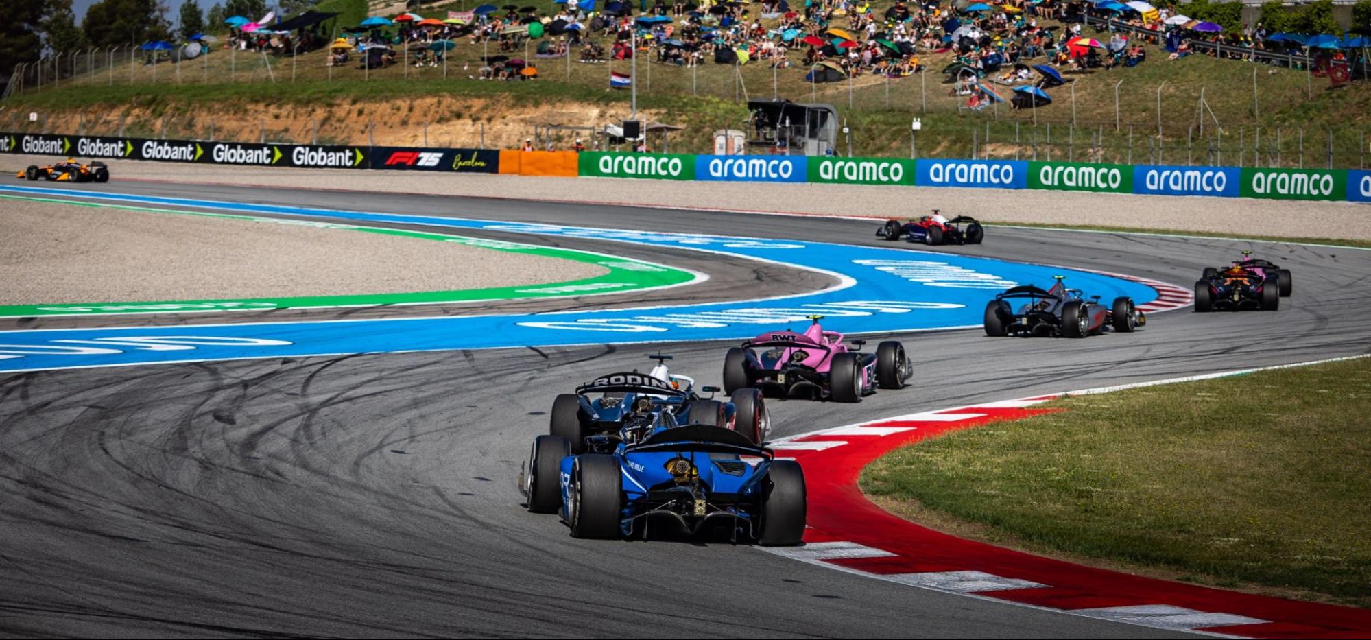 F2 cars Spain 2025