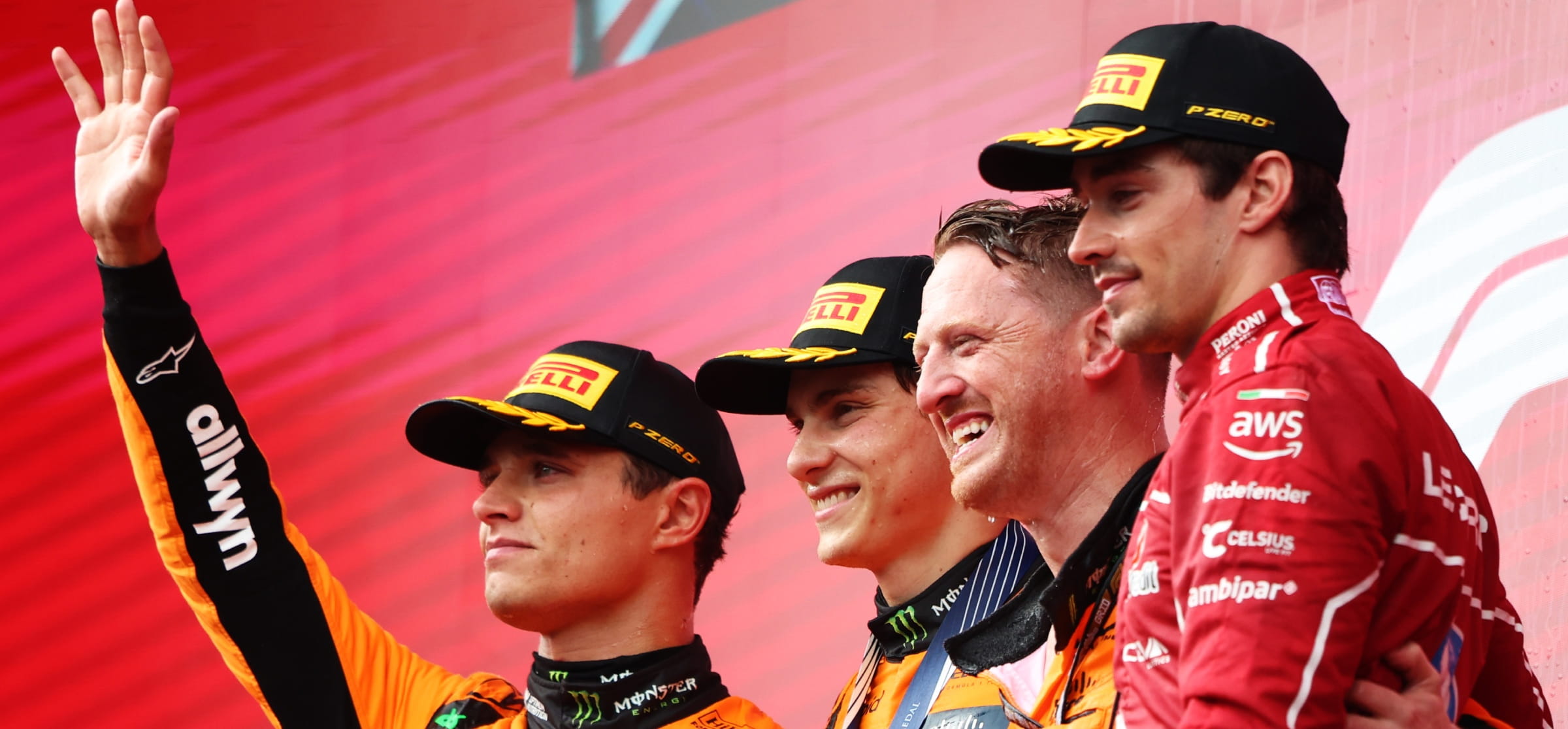 2025 Belgian Grand Prix podium