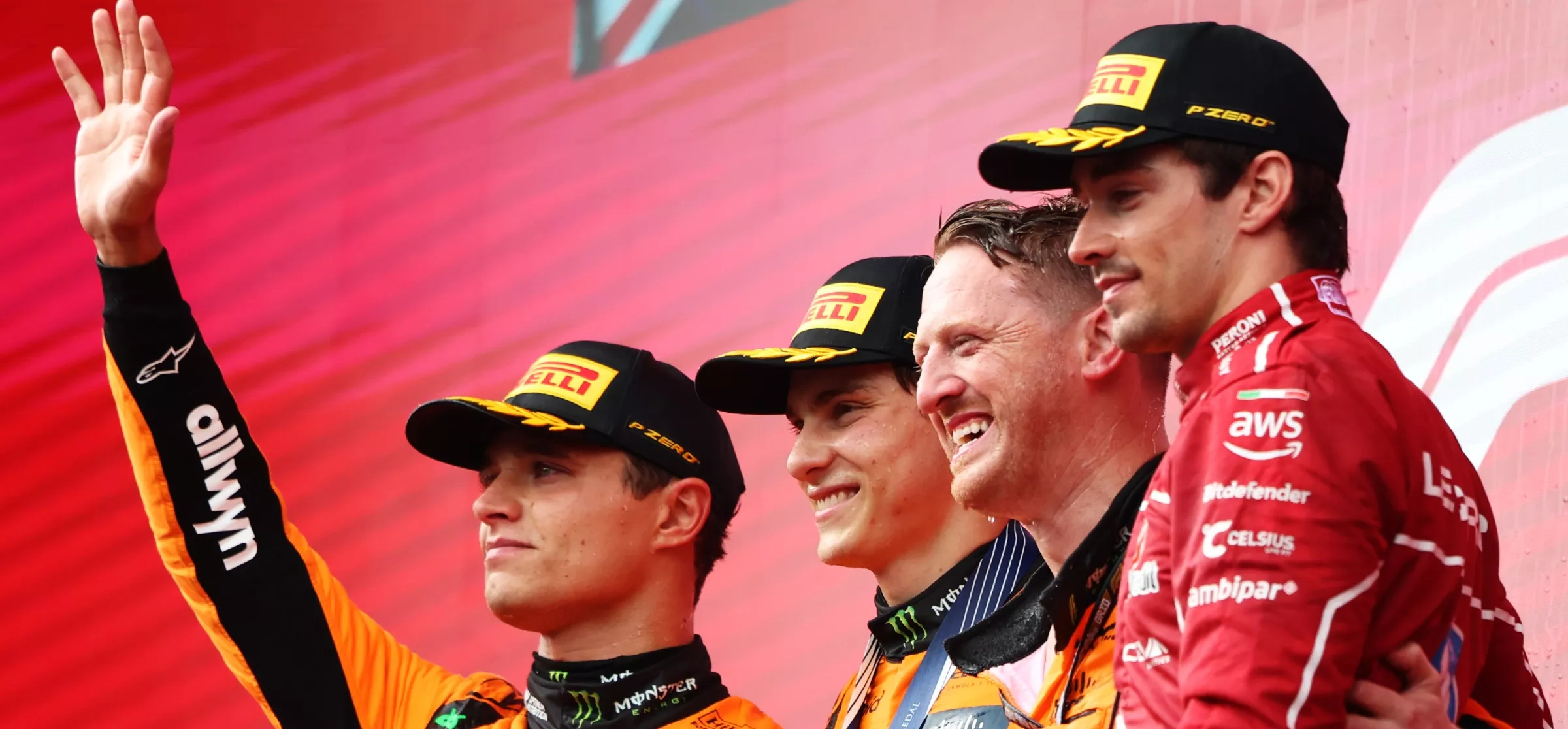2025 Belgian Grand Prix podium