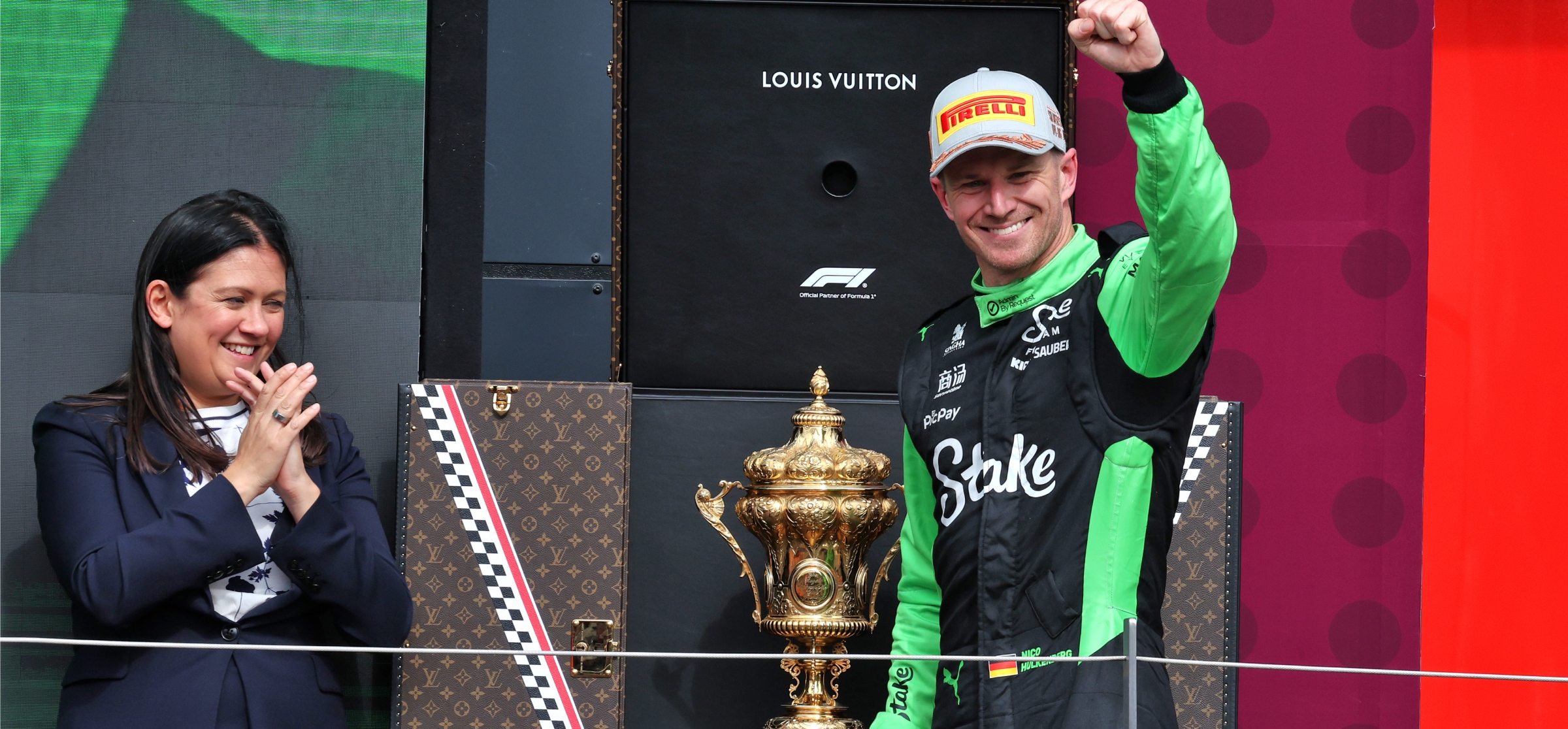 Nico Hulkenberg podium 2025 British GP