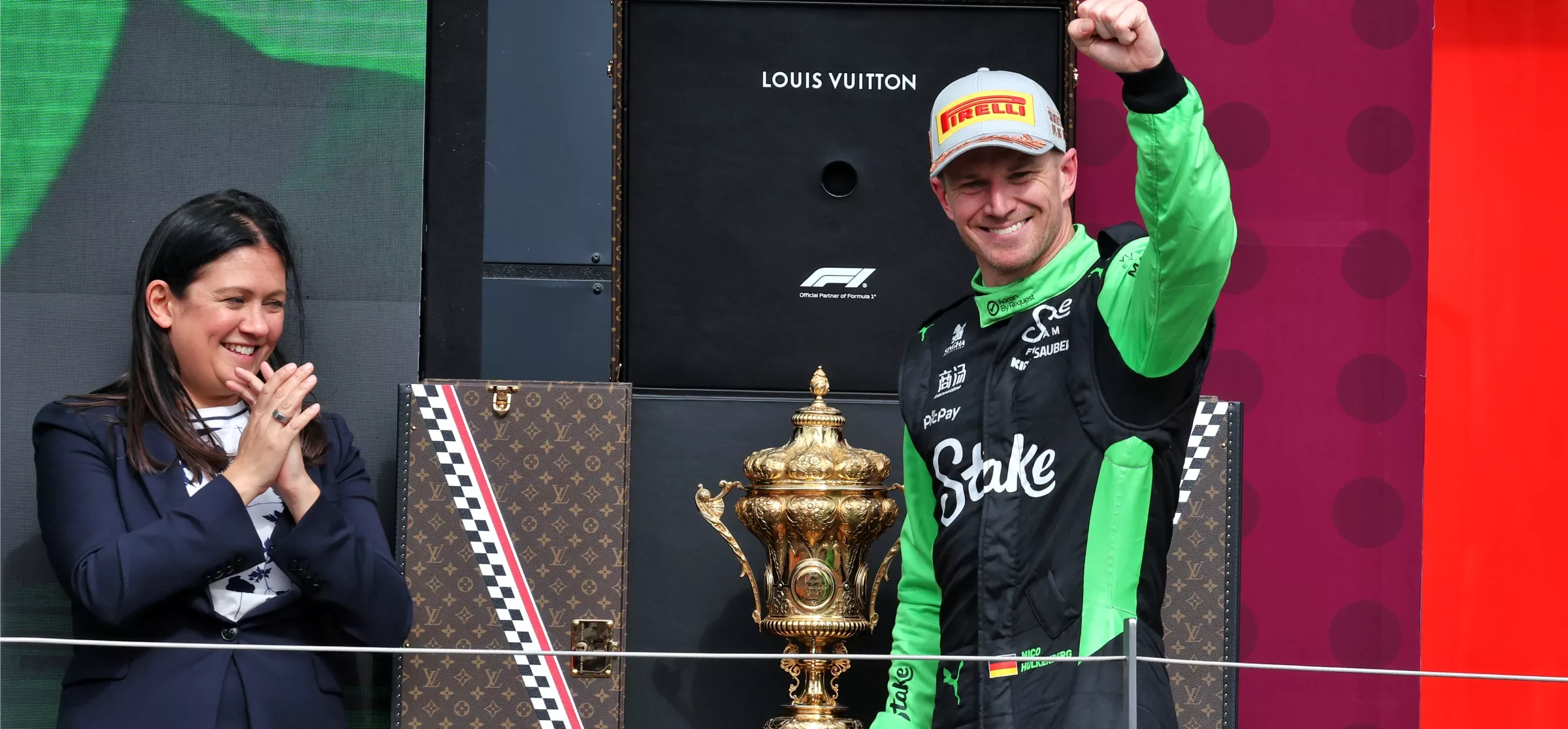 Nico Hulkenberg podium 2025 British GP