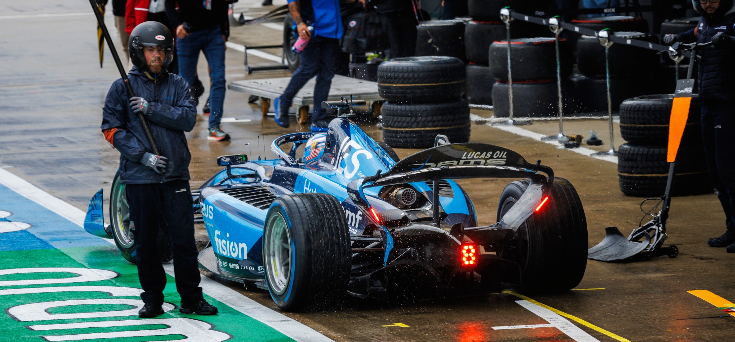 F2 pitstop 2025 Silverstone