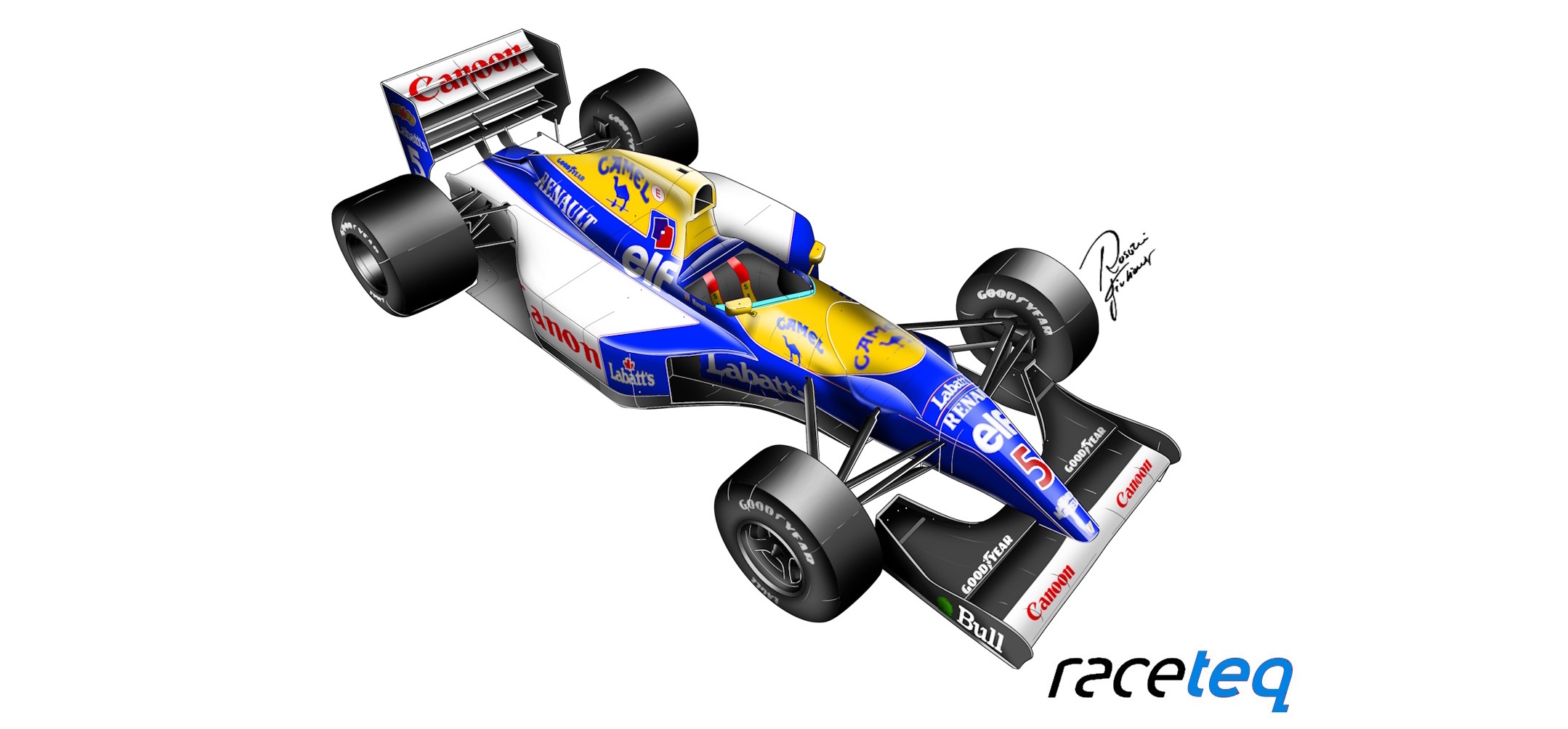 Williams FW14B Illustration