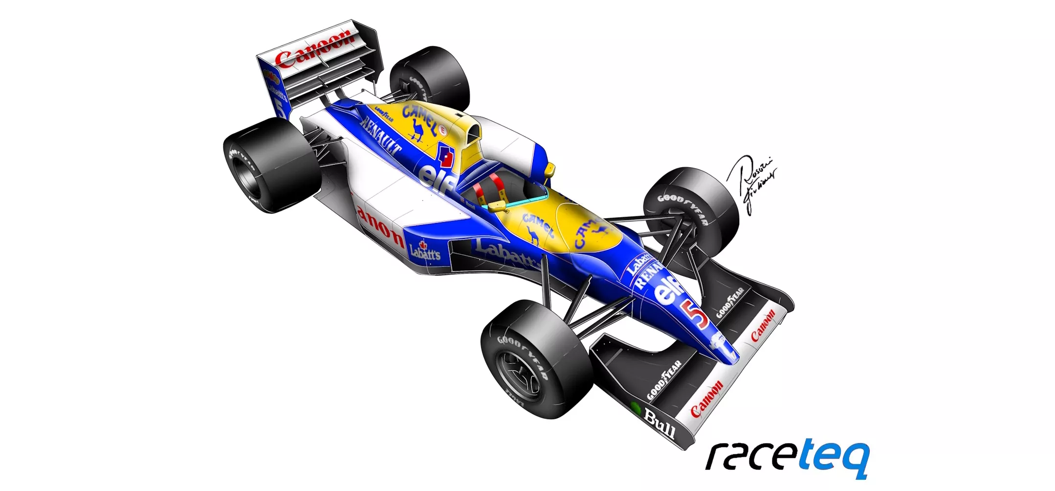 Williams FW14B Illustration