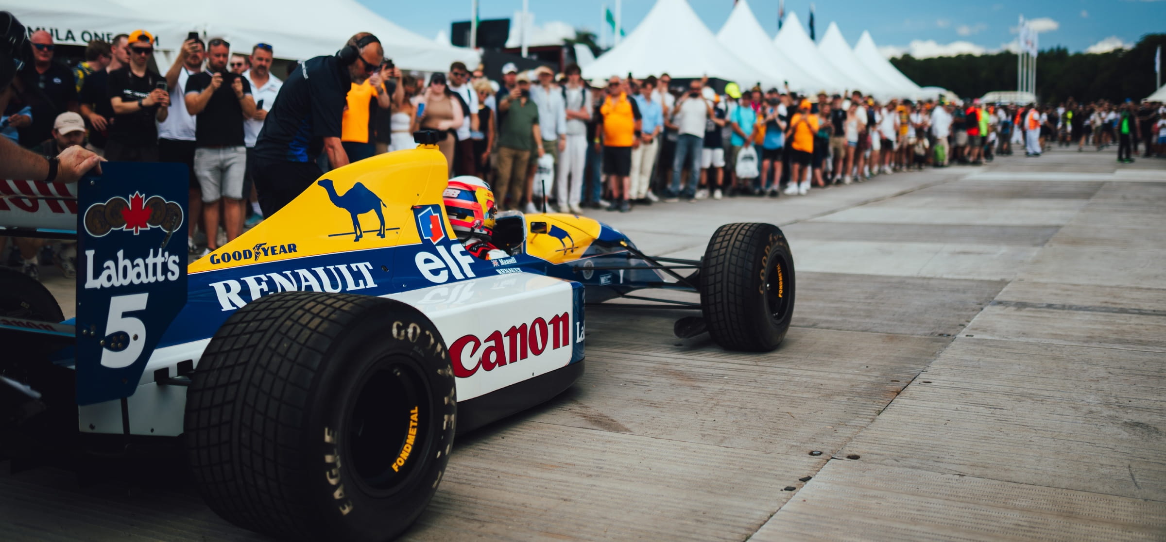 Williams FW14B at the 2025 Festival of Speed