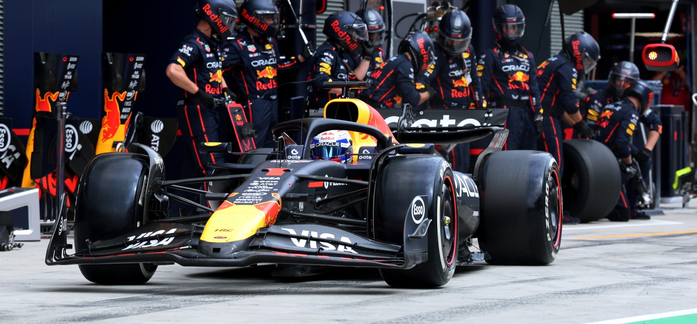 Red Bull pitstop 2025 Hungarian Grand Prix