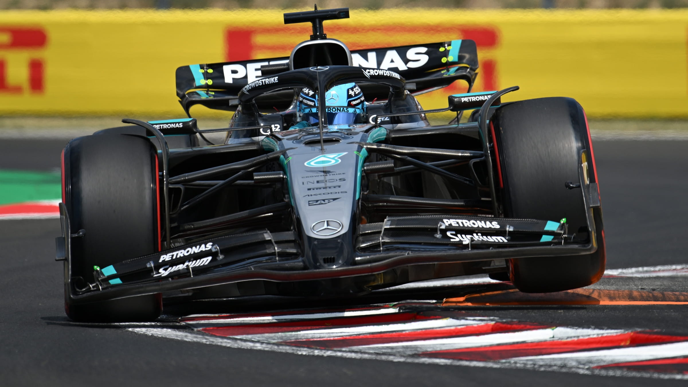 2025 Mercedes F1 car