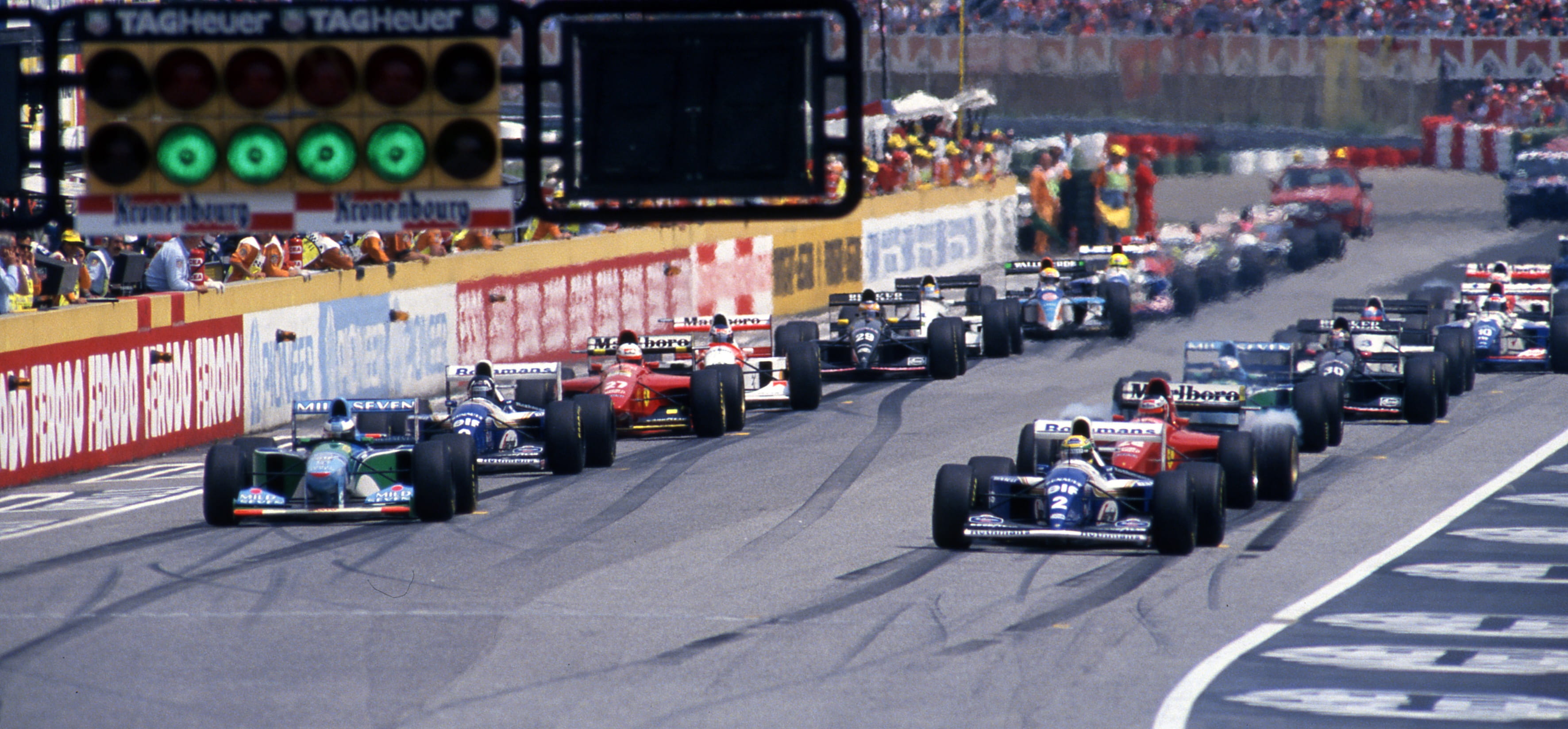 V10 F1 cars
