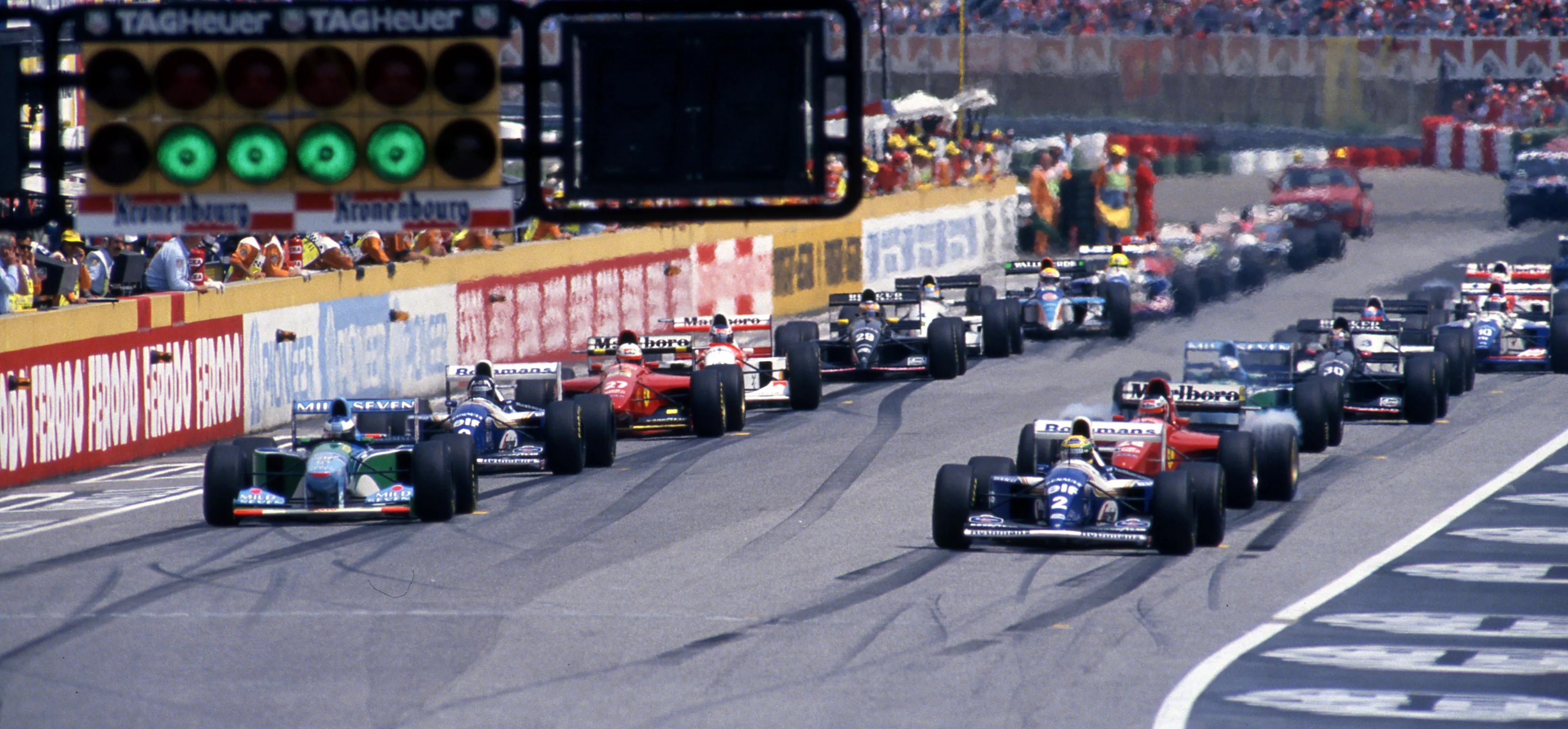 V10 F1 cars