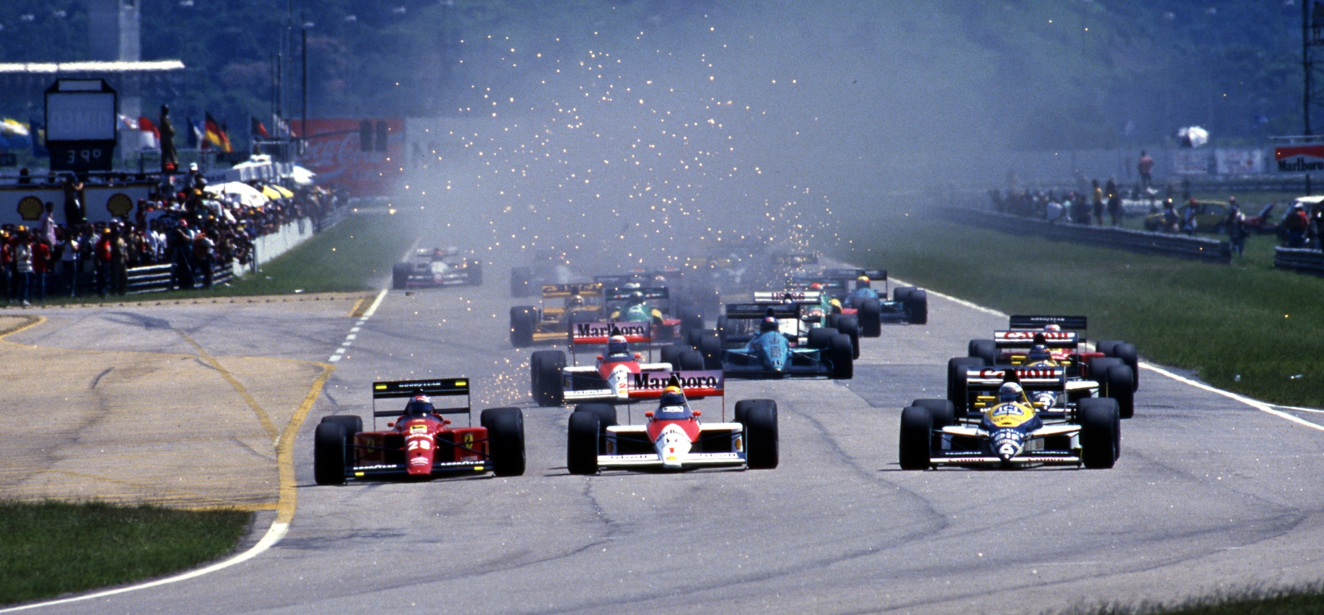 V10 F1 cars