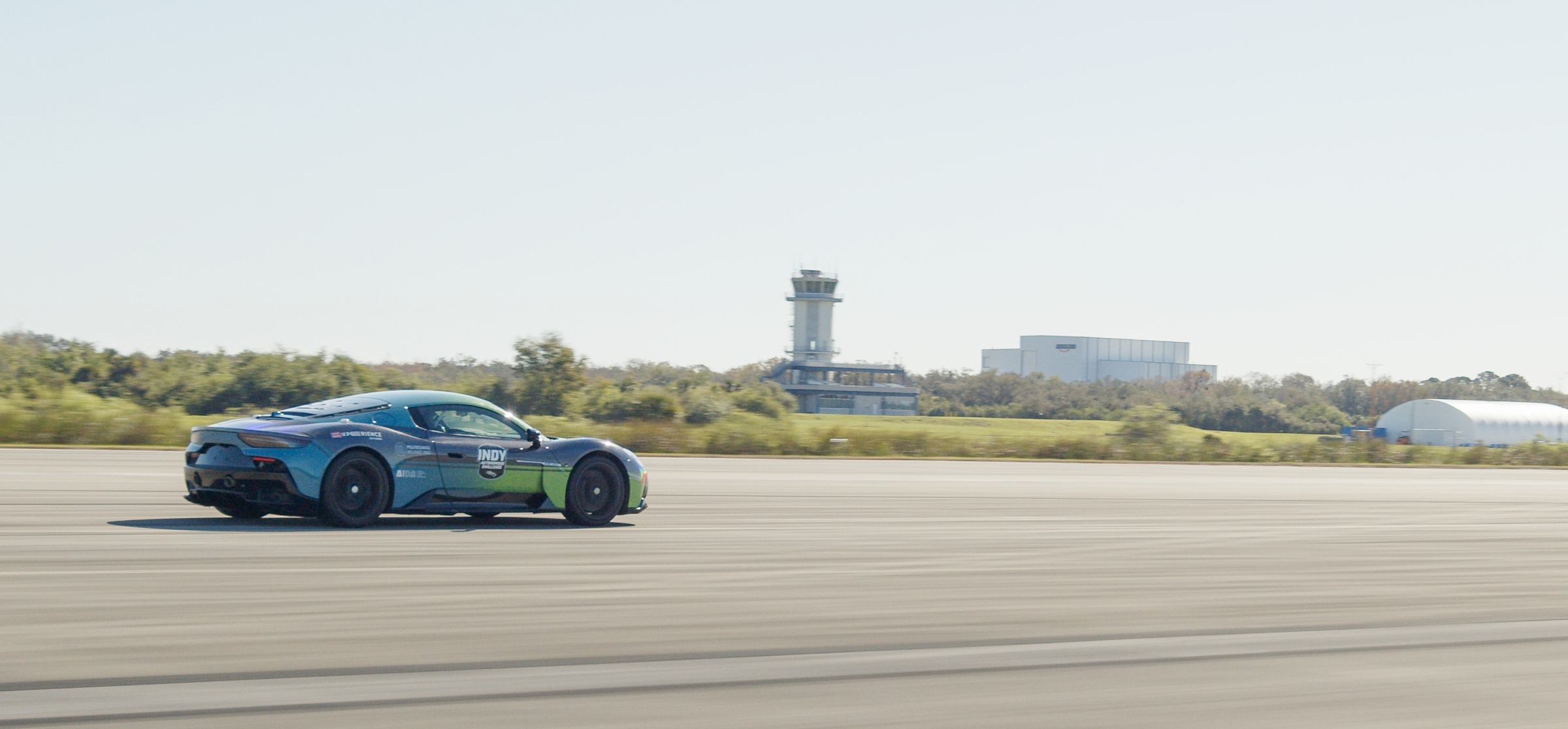 Autonomous racing car world record MC20