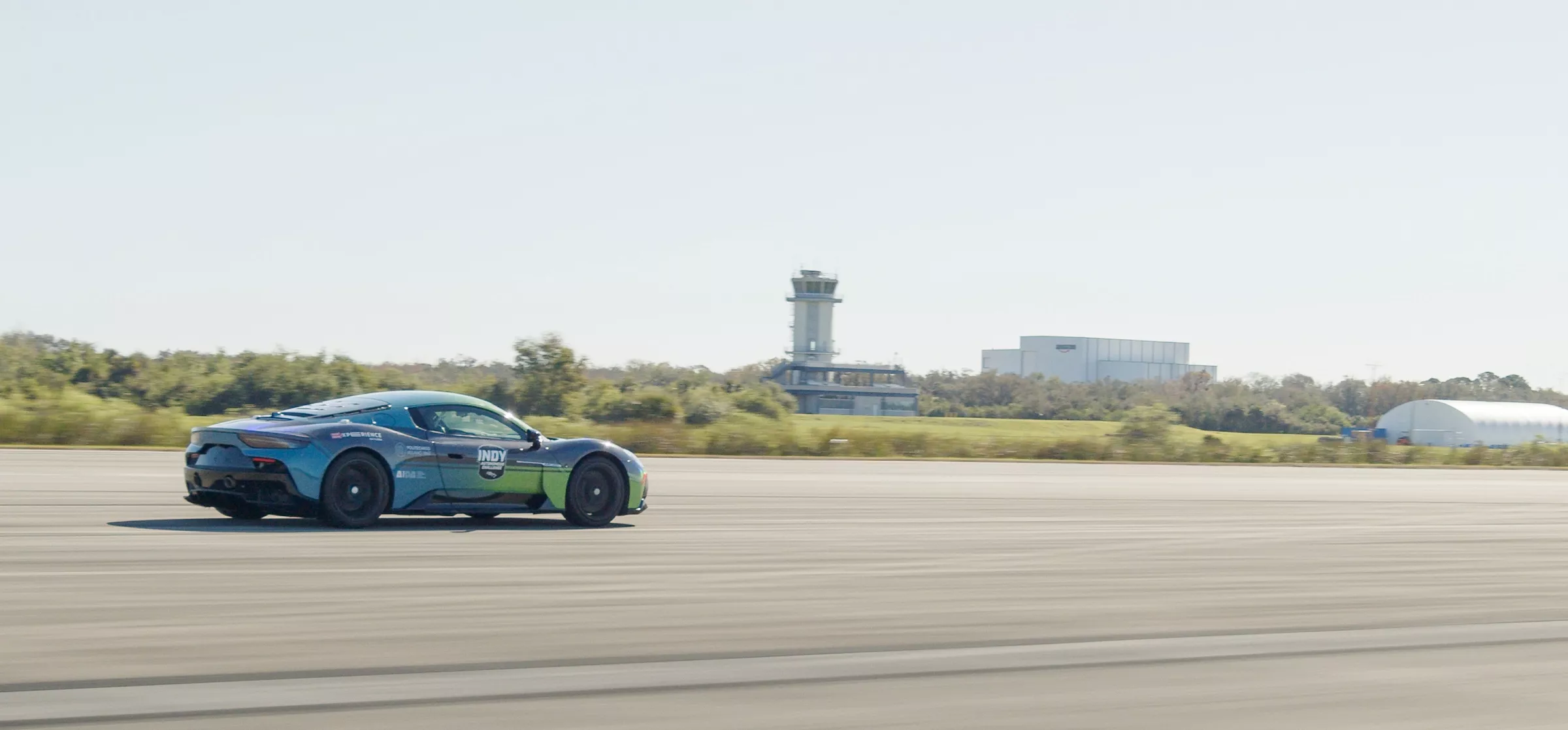 Autonomous racing car world record MC20