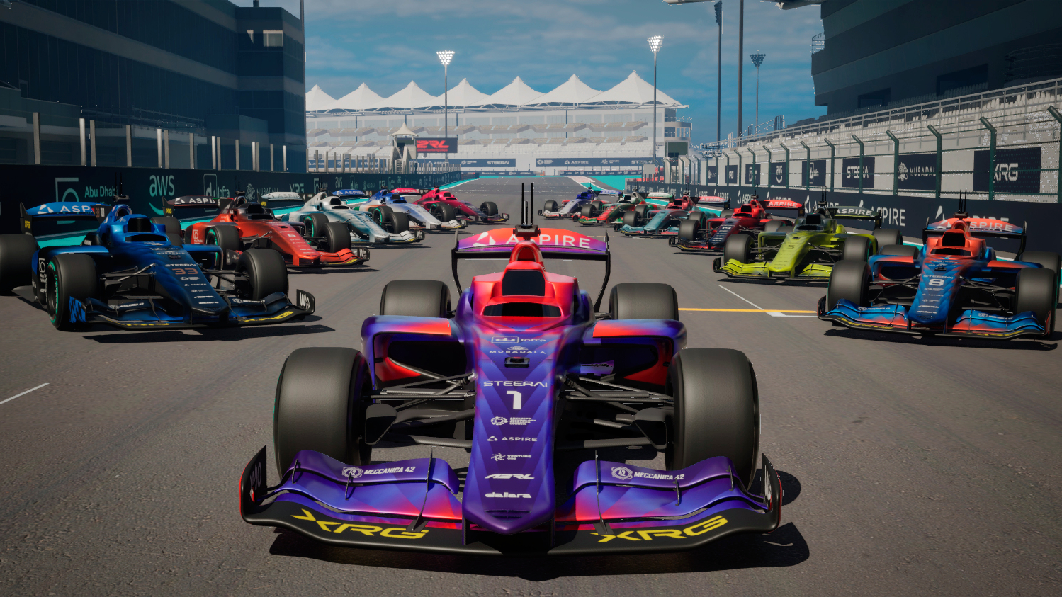A2RL virtual cars