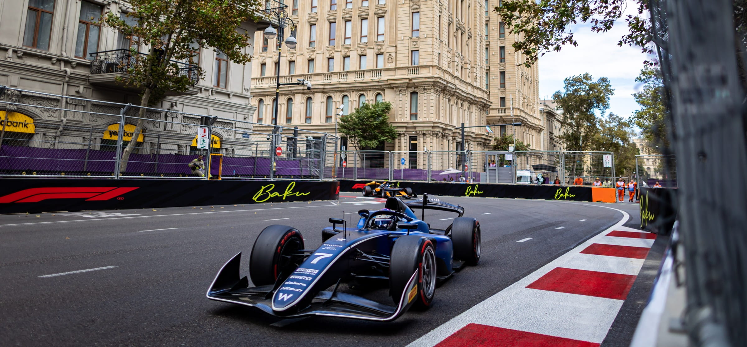 F2 car at Baku