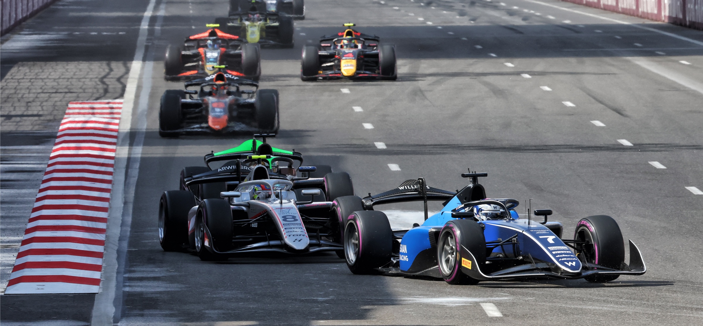 F2 cars at Baku