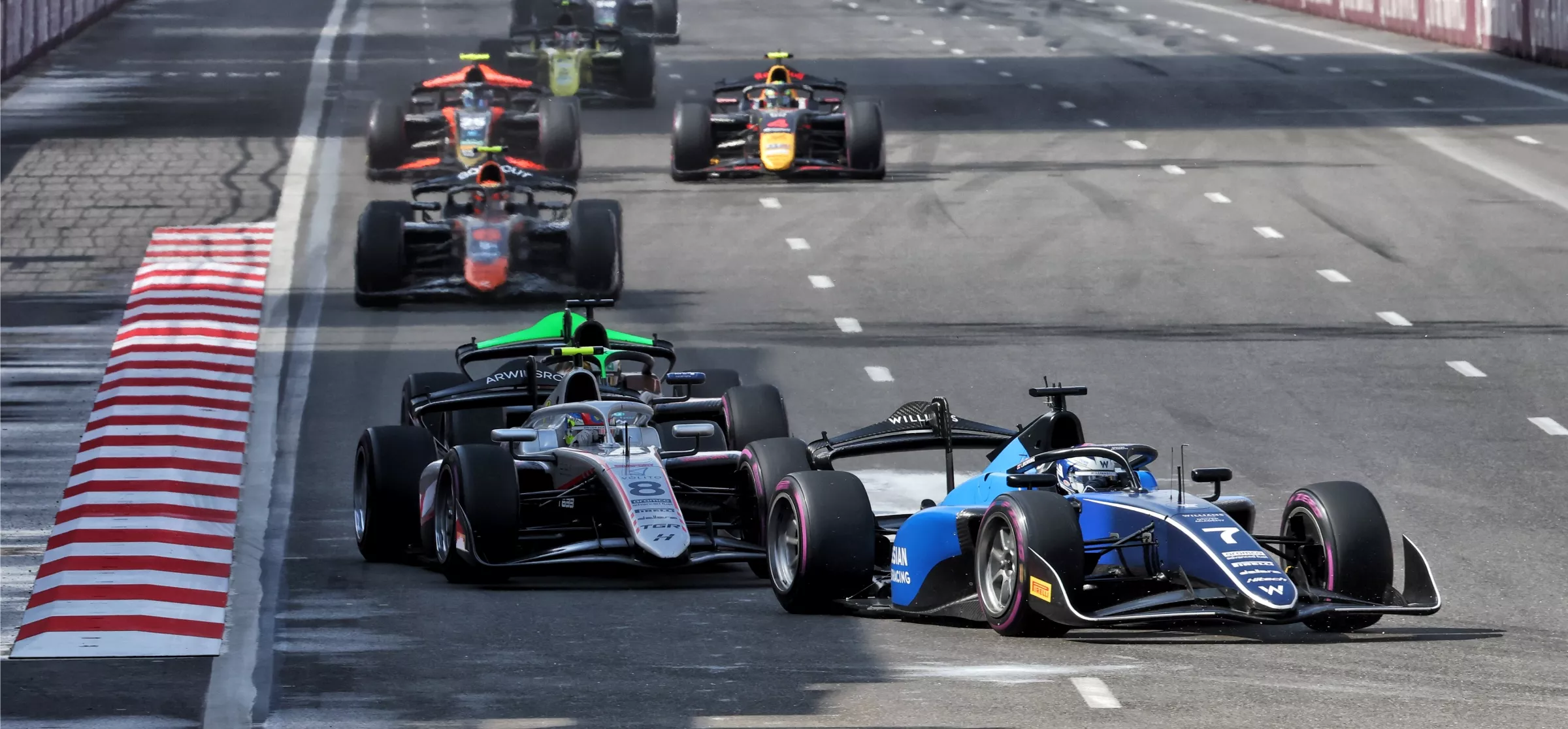 F2 cars at Baku