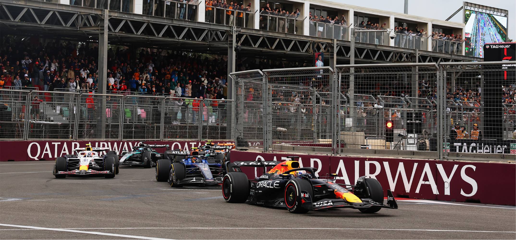 F1 cars at the 2025 AzerbaijanGrand Prix
