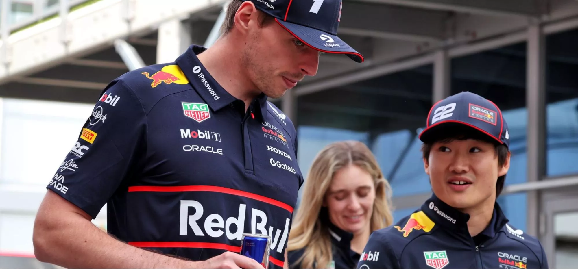 Max Verstappen and Yuki Tsunoda