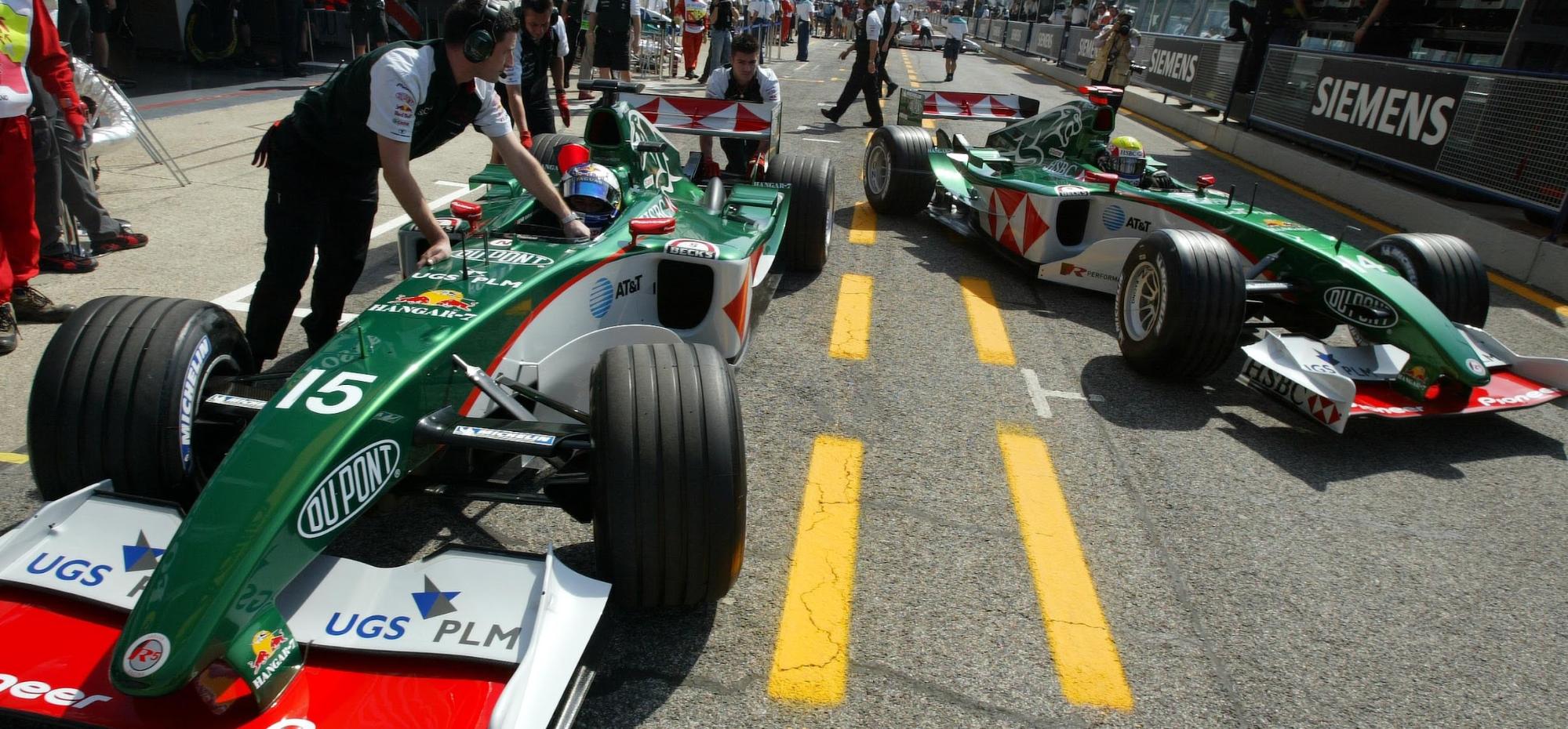 Jaguar F1 cars