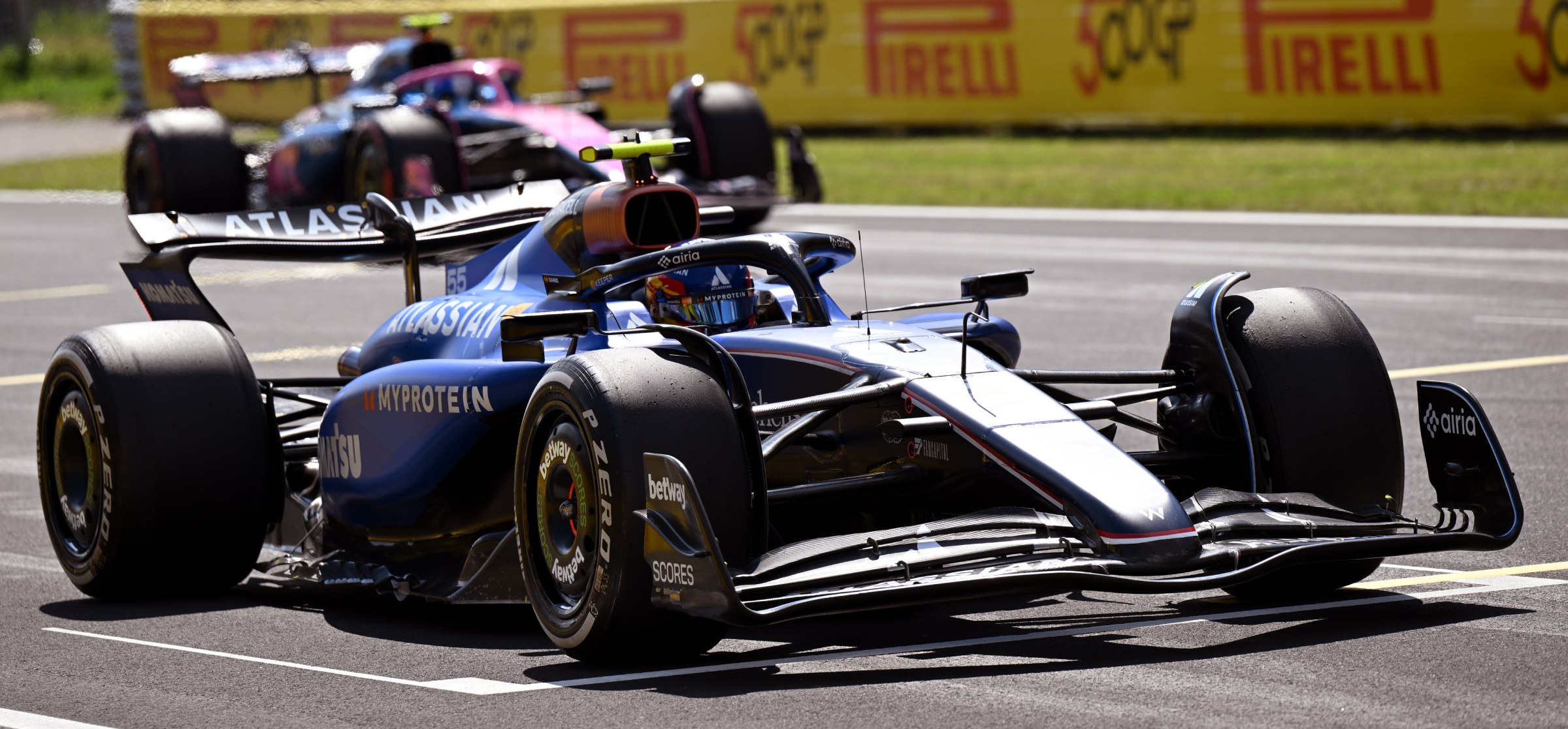 Williams F1 car at Monza 2025