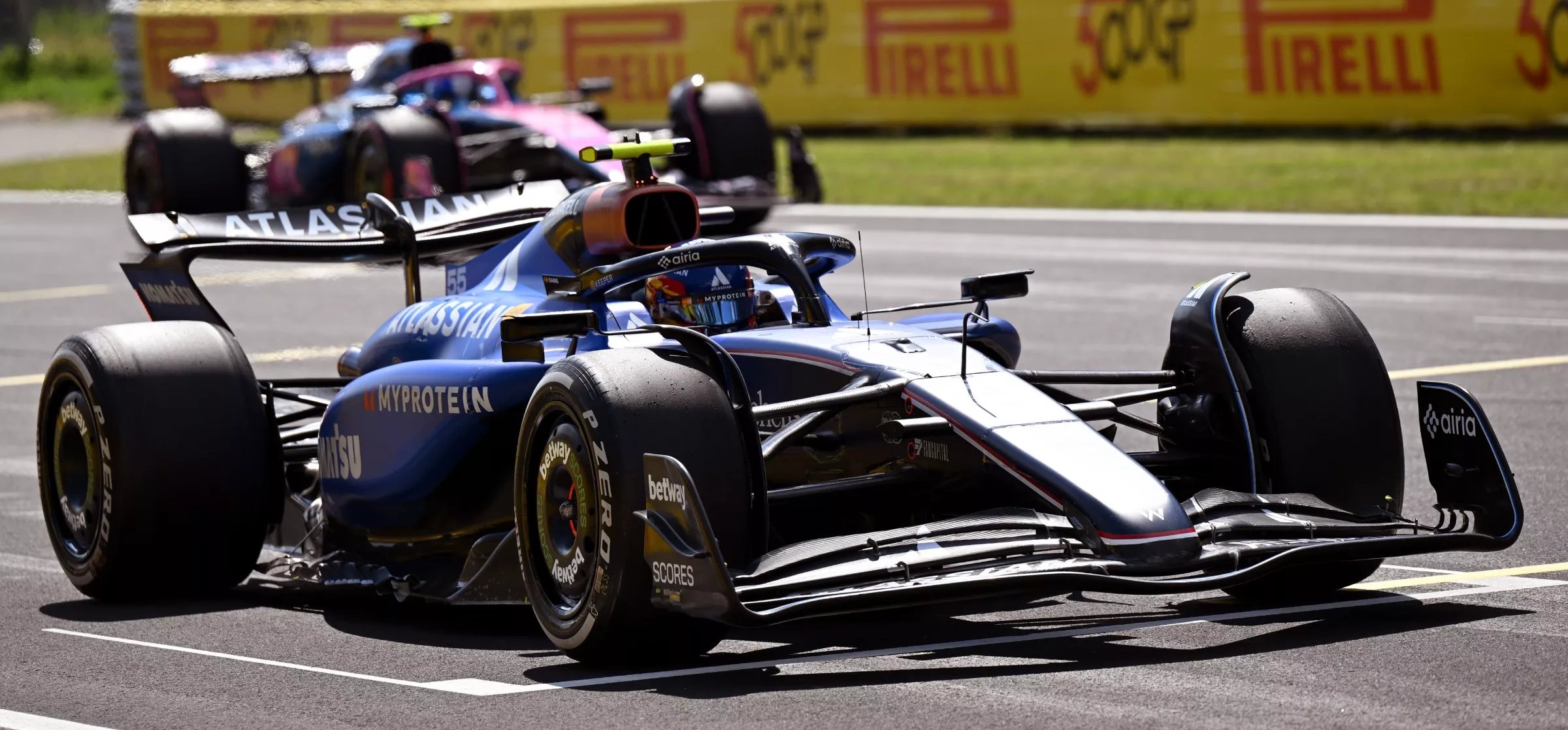 Williams F1 car at Monza 2025