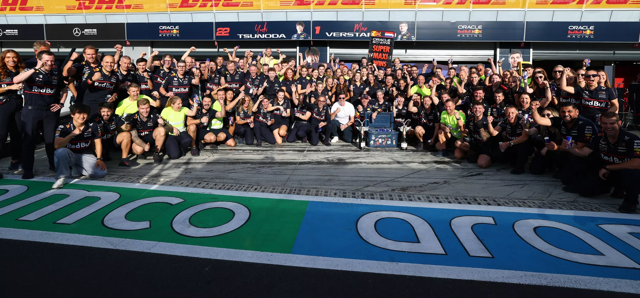 Red Bull celebrates its 2025 Italian GP win