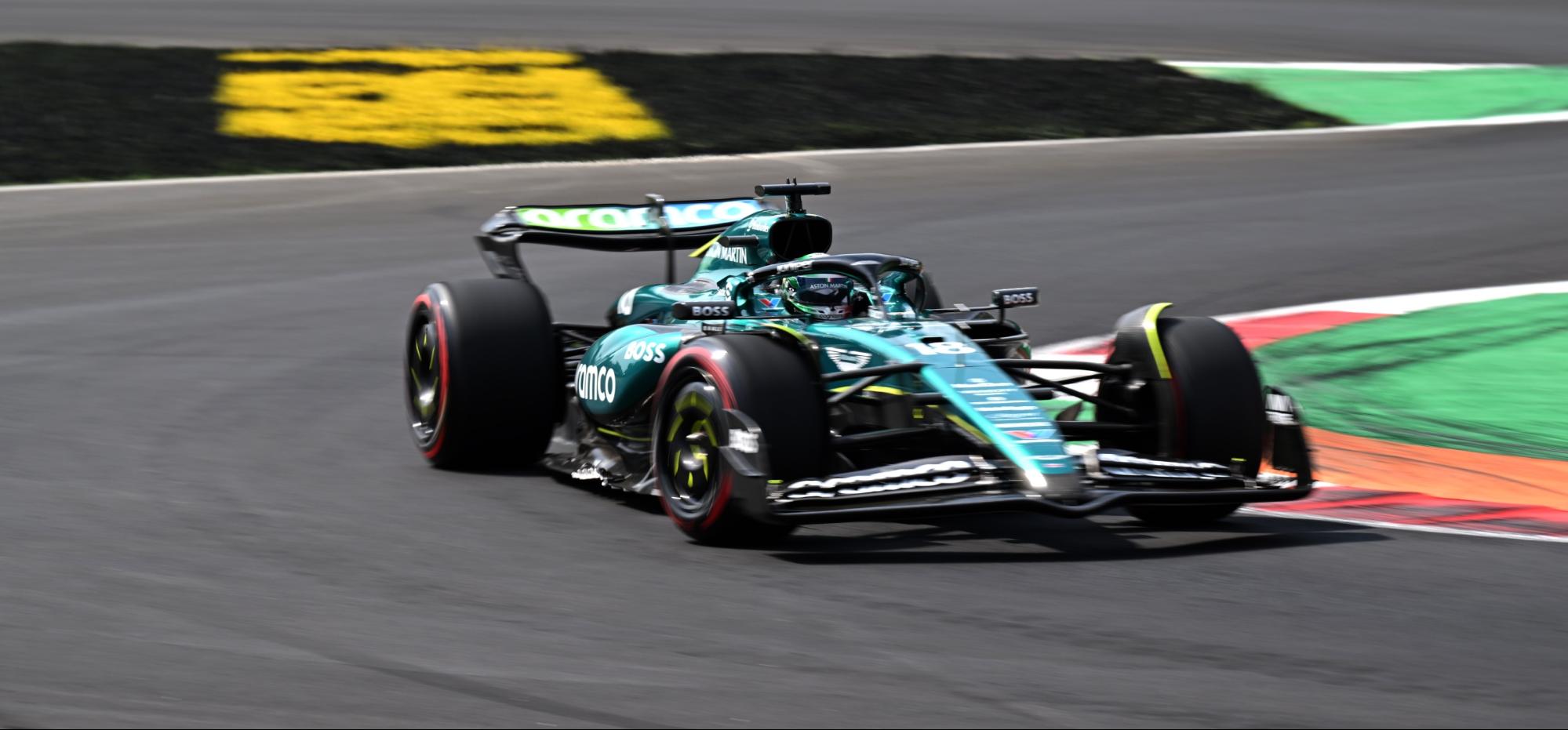Aston Martin F1 car at Monza