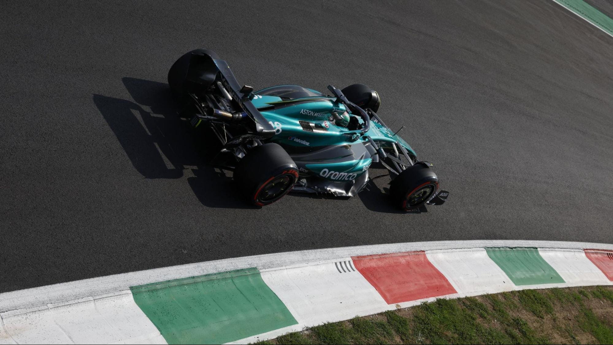 Aston Martin F1 car at Monza