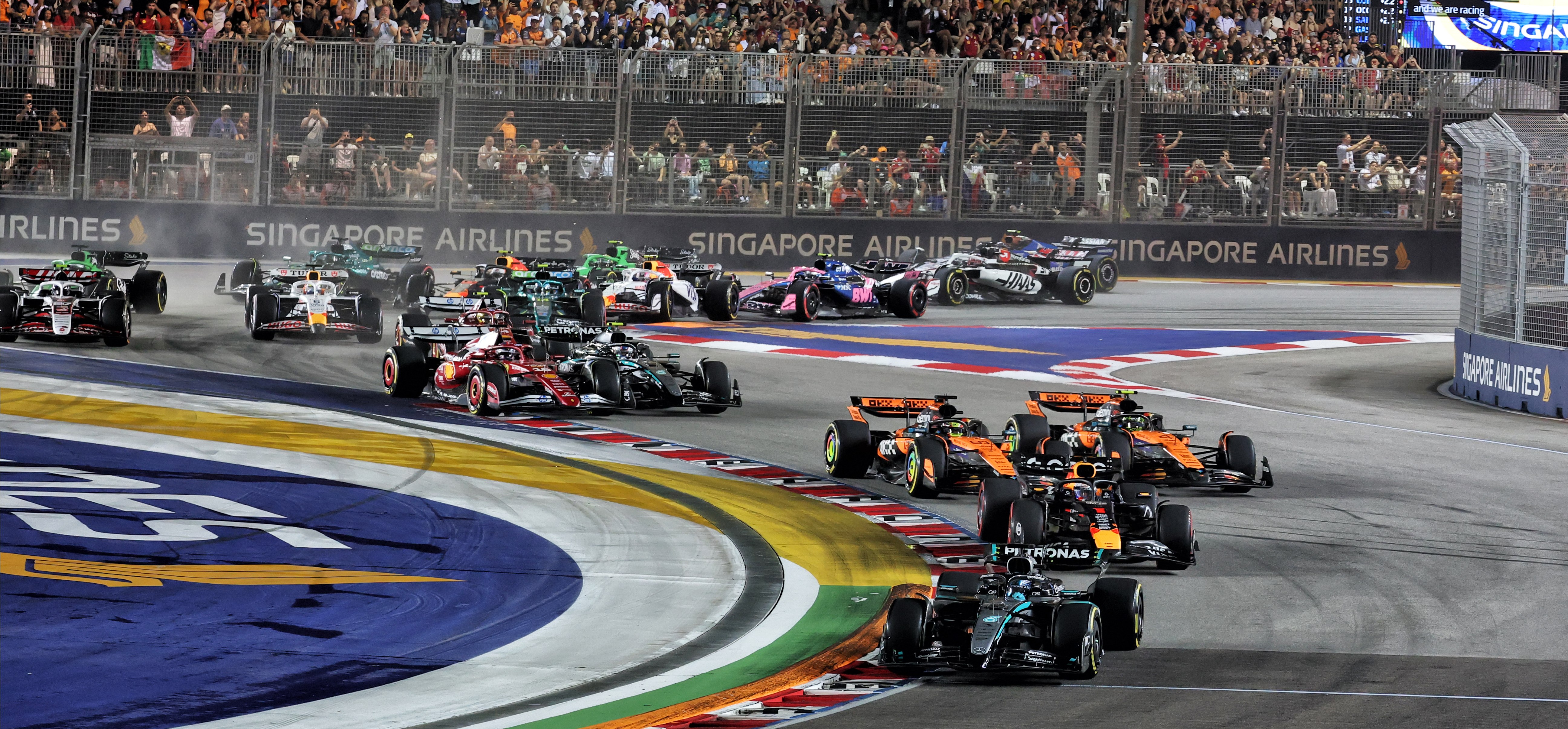 2025 Singapore F1 GP start
