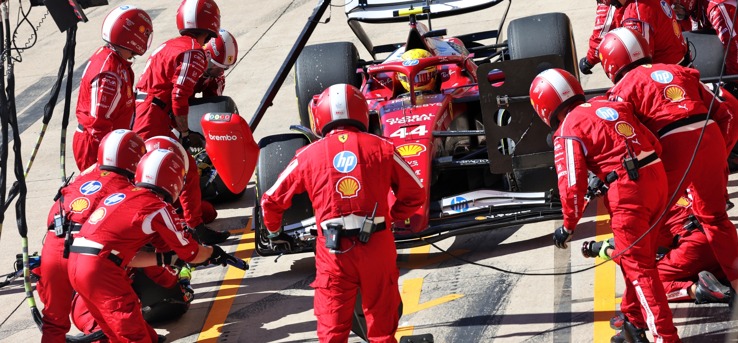 Ferrari F1 pitstop
