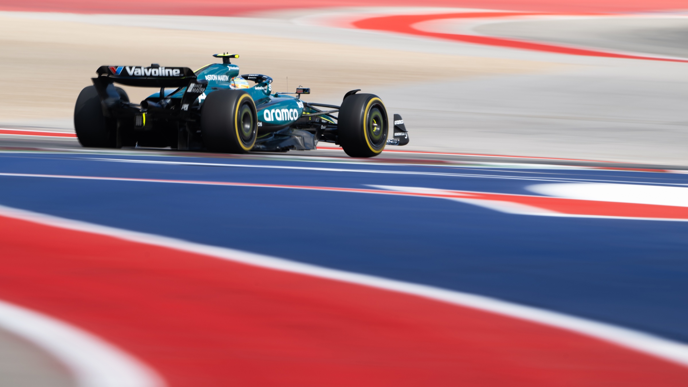 Aston Martin F1 car at 2024 US GP