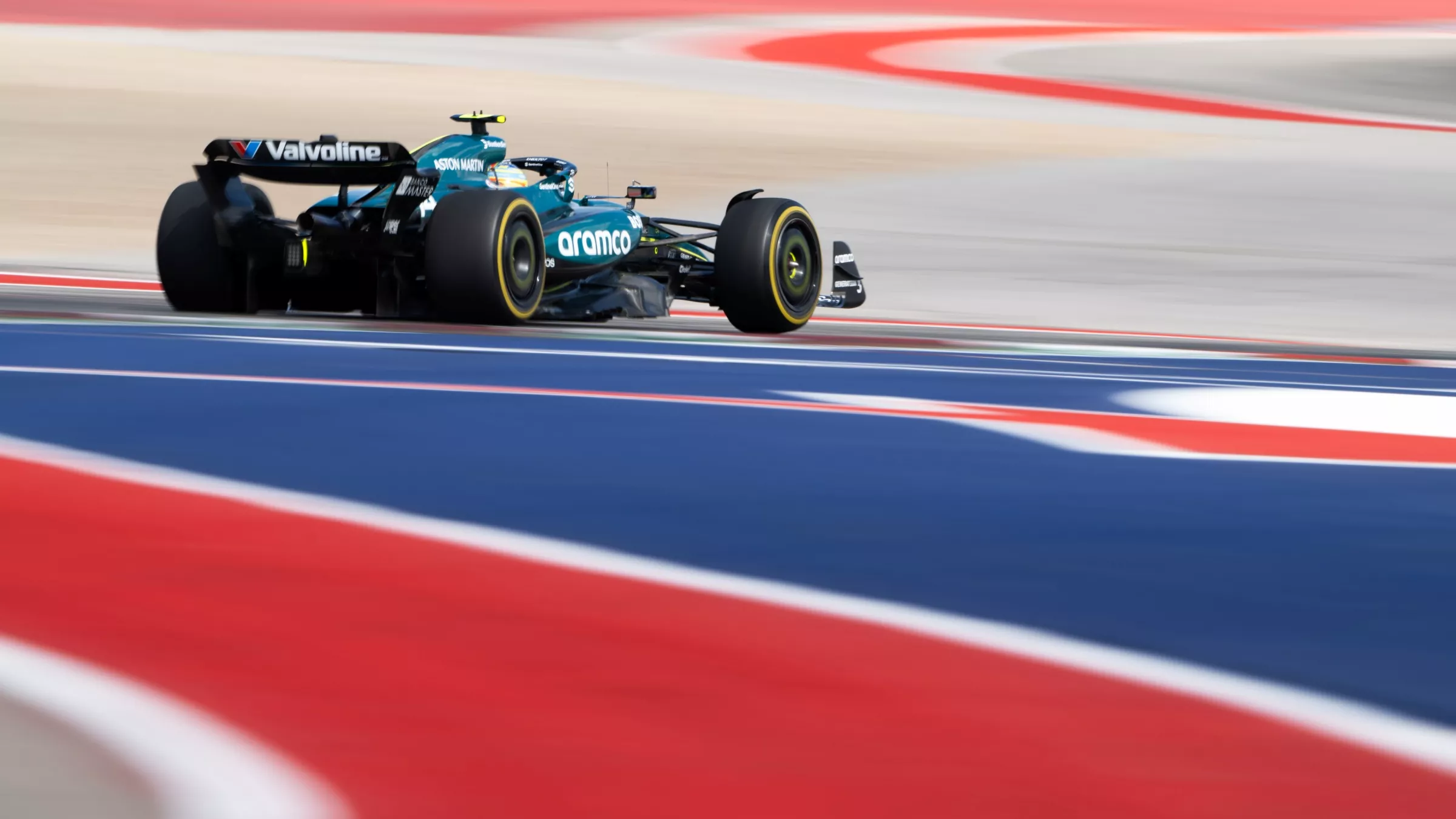 Aston Martin F1 car at 2024 US GP
