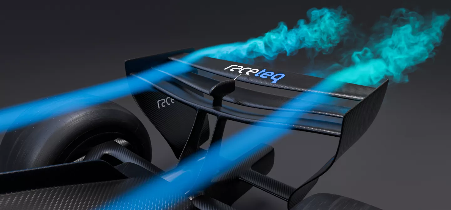 F1 car with straightline mode 2026