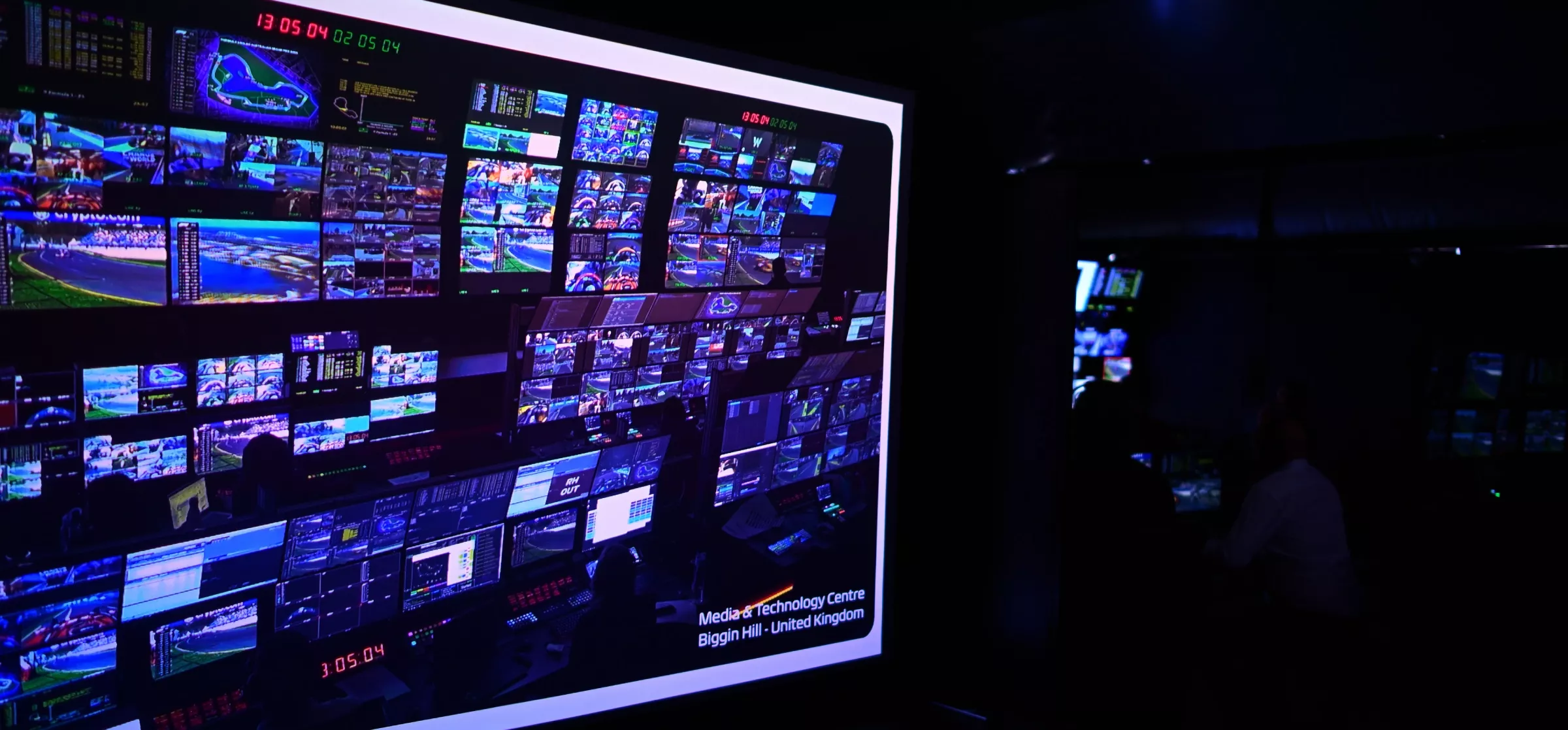 F1 broadcast centre
