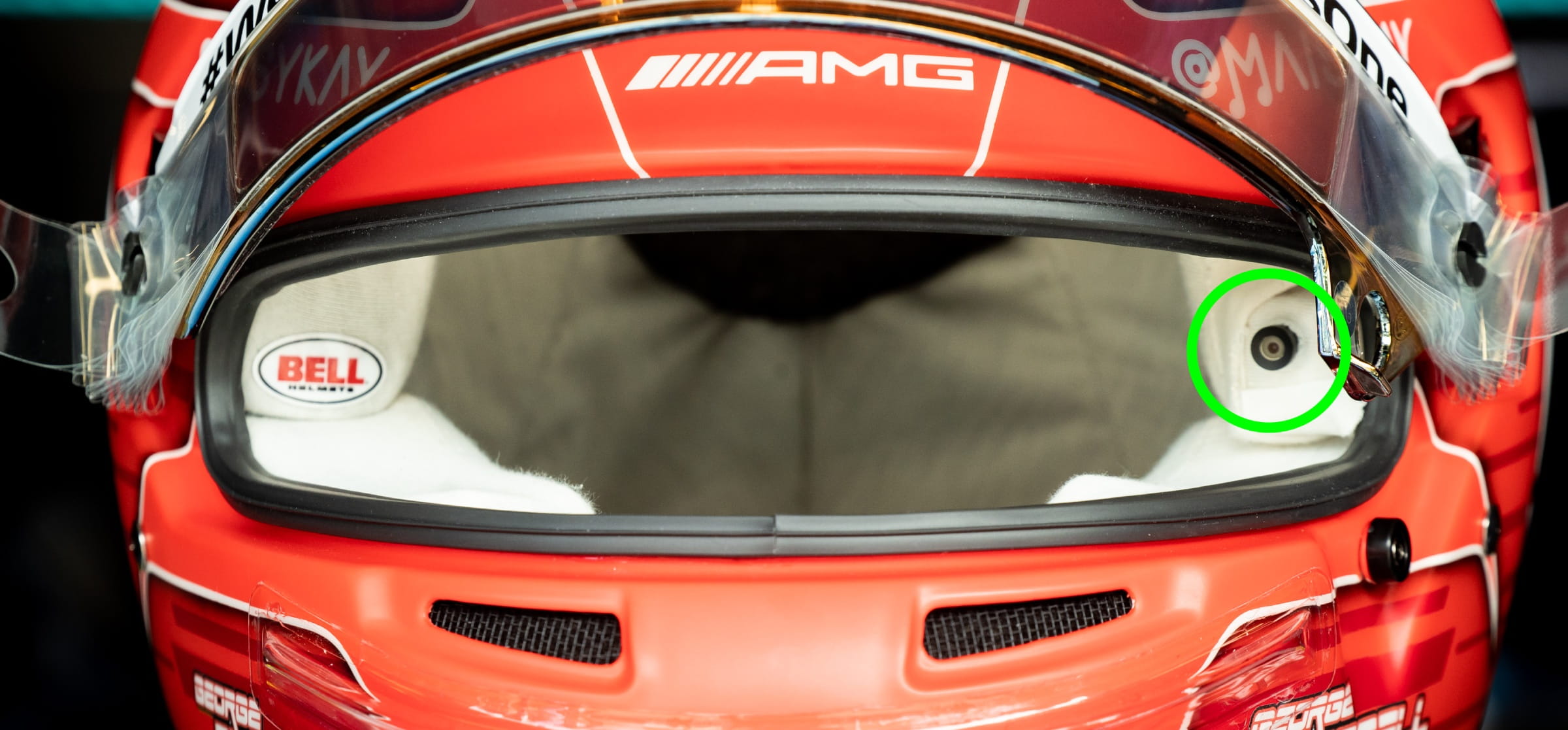 F1 helmet cam