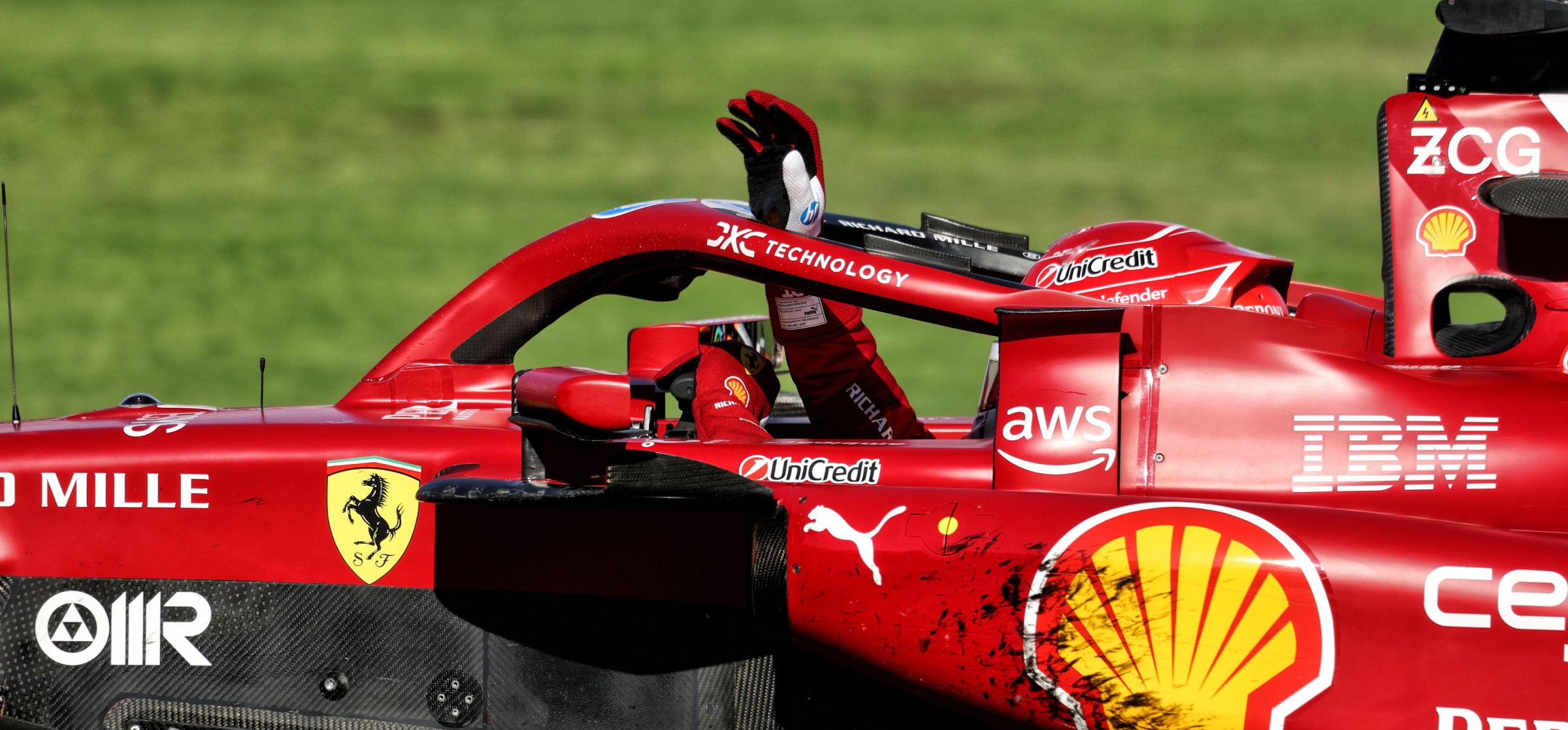 Ferrari F1 car, Leclerc