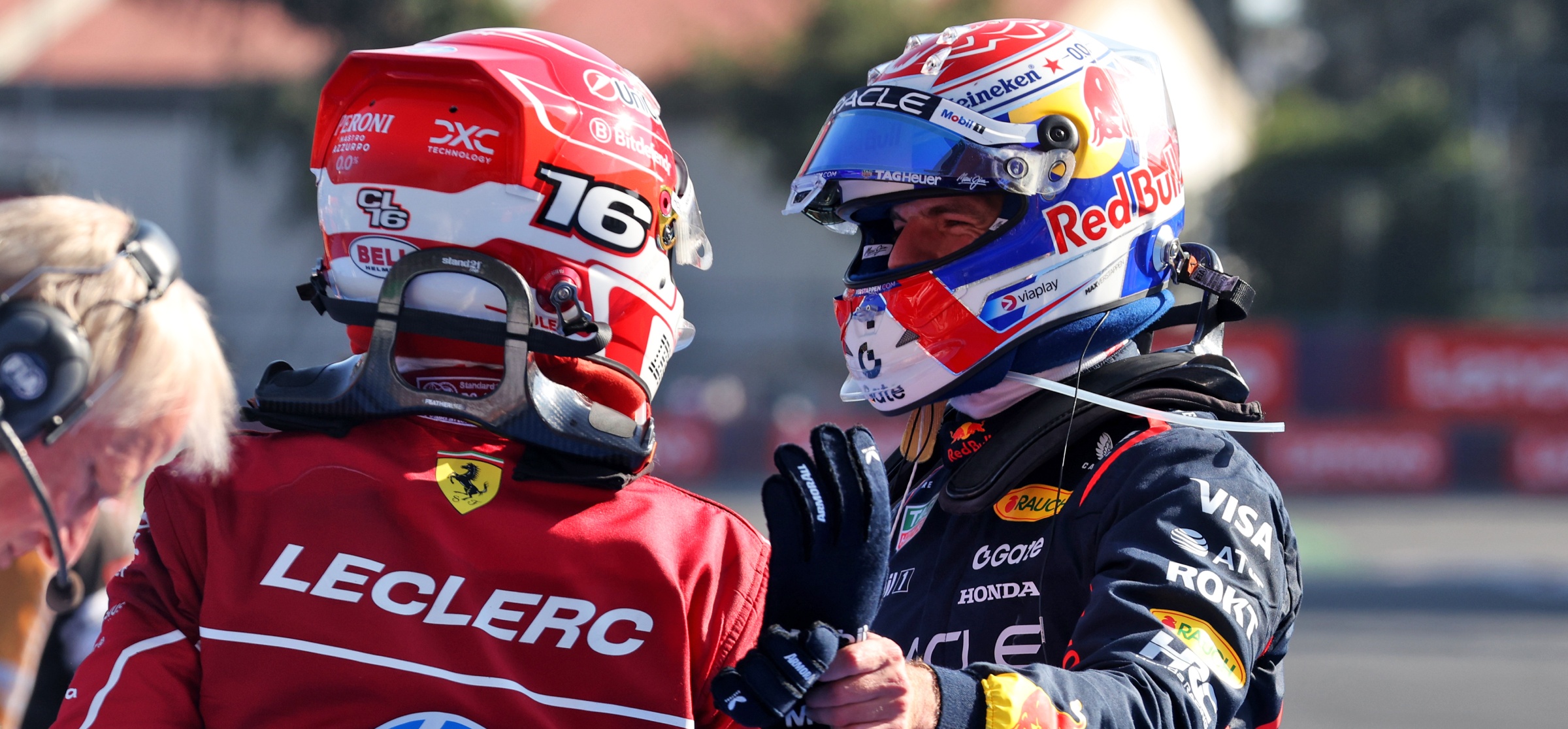 Verstappen and Leclerc