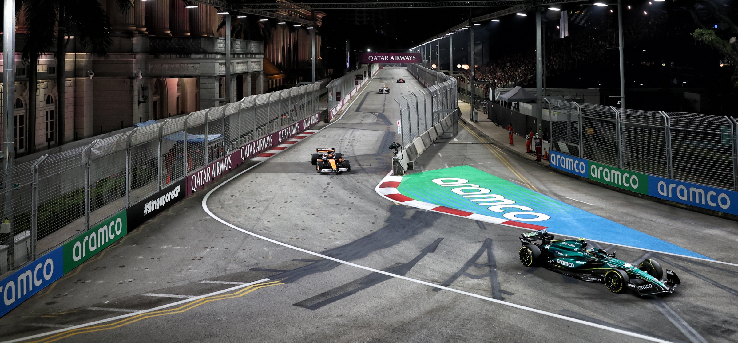 Cars at F1 Singapore Grand Prix in 2024