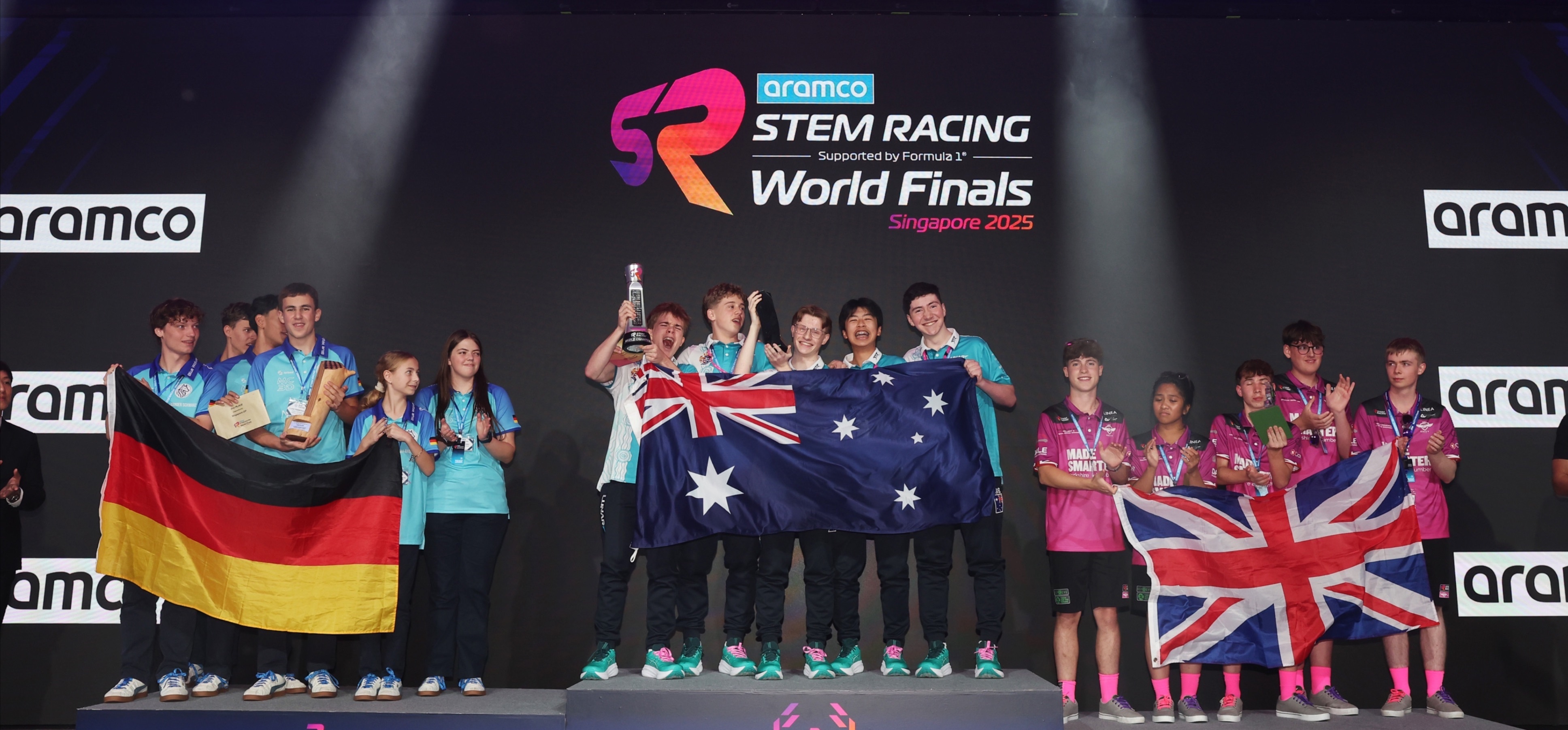 2025 Aramco STEM Racing World Champions