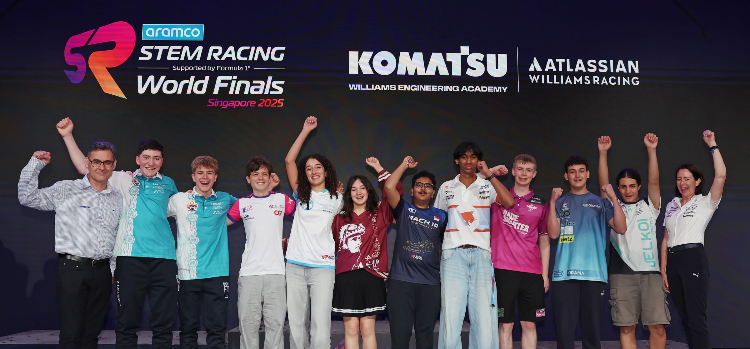 2025 Aramco STEM Racing winners