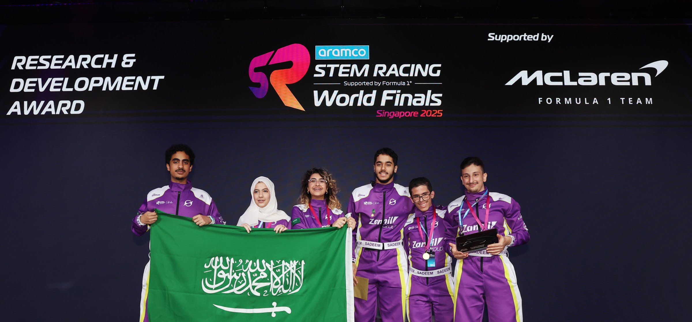 2025 Aramco STEM Racing winners