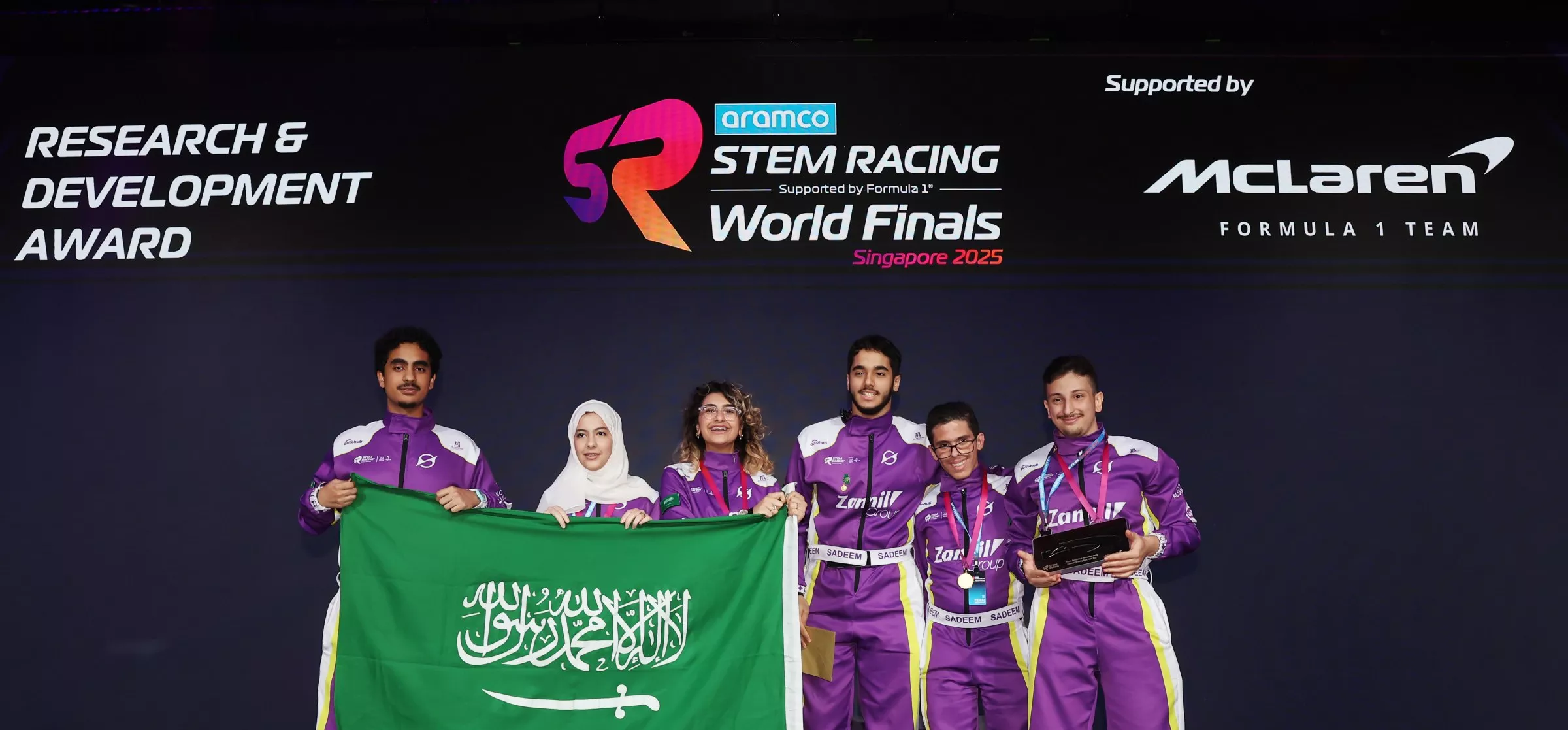 2025 Aramco STEM Racing winners